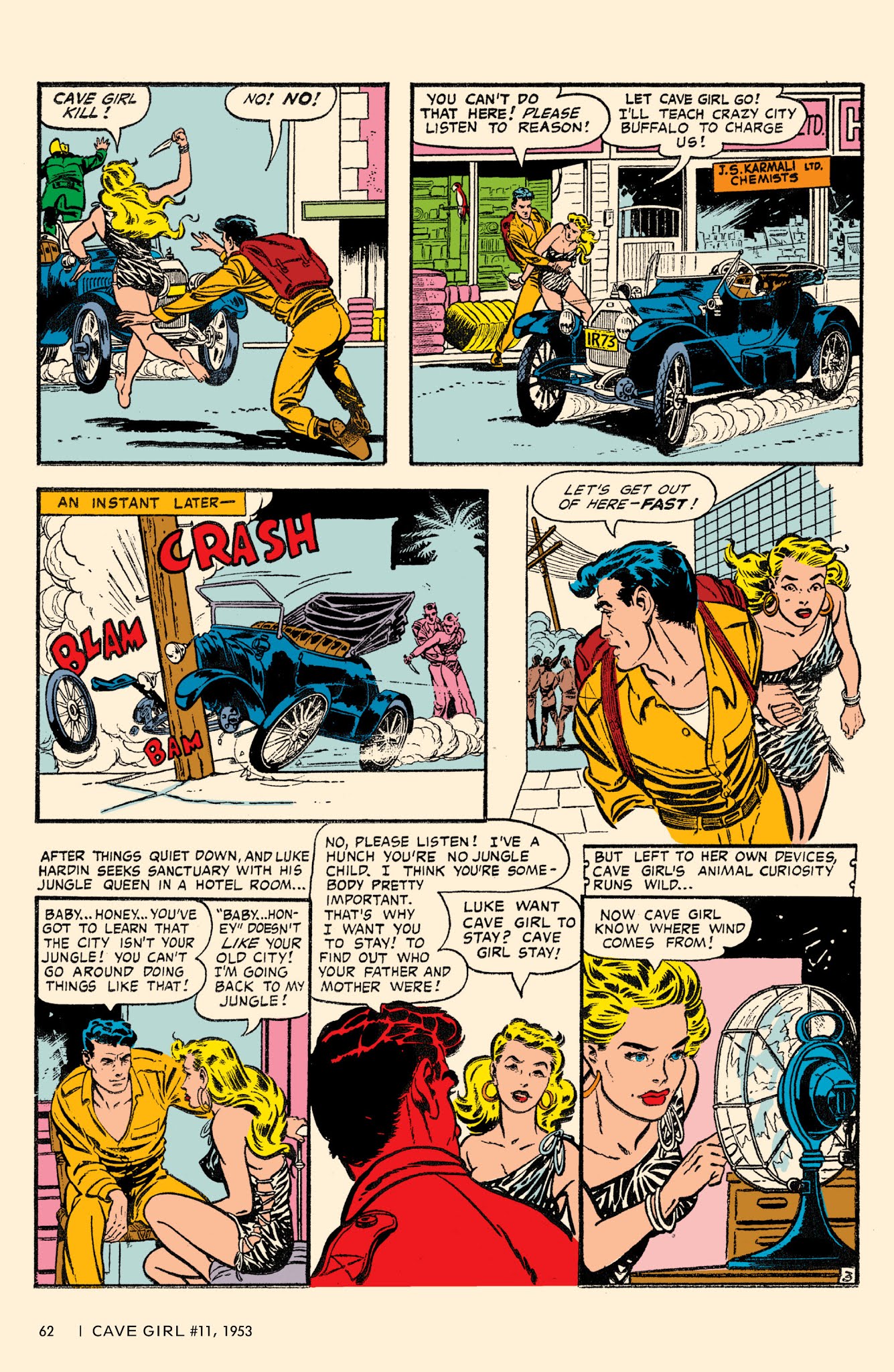 Read online Bob Powell's Complete Cave Girl comic -  Issue # TPB (Part 1) - 63