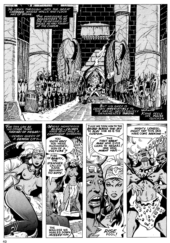 Read online The Savage Sword Of Conan comic -  Issue #34 - 40