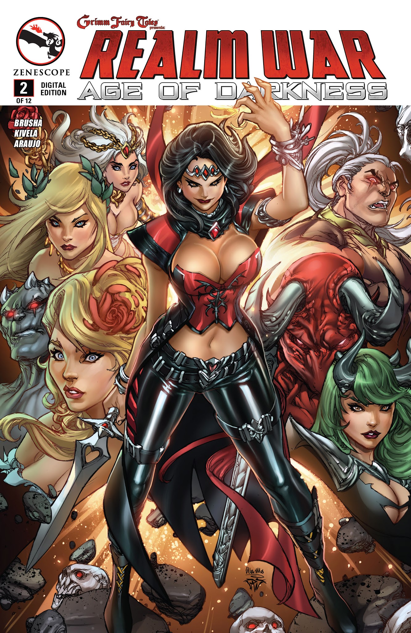 Read online Grimm Fairy Tales presents Realm War Age of Darkness comic -  Issue #2 - 1