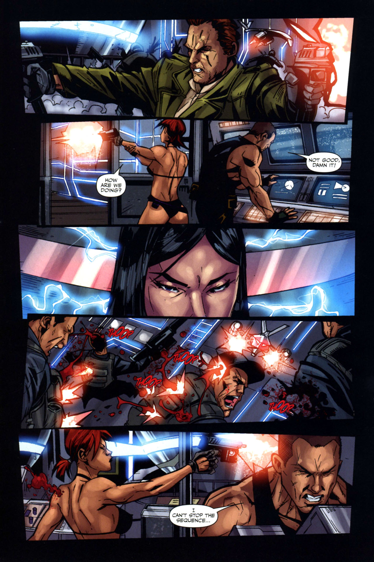Read online Painkiller Jane Vs. Terminator comic -  Issue #1 - 22