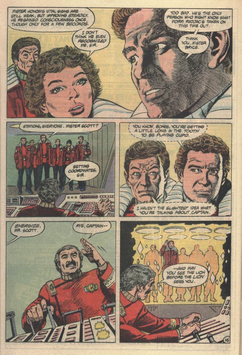 Read online Star Trek (1984) comic -  Issue #22 - 17