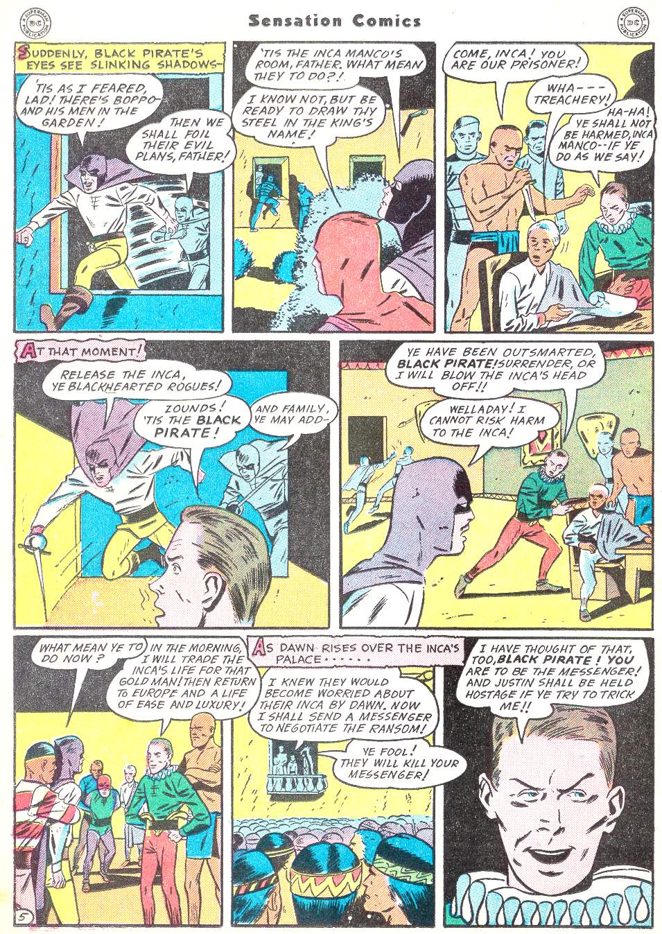 Read online Sensation (Mystery) Comics comic -  Issue #50 - 36