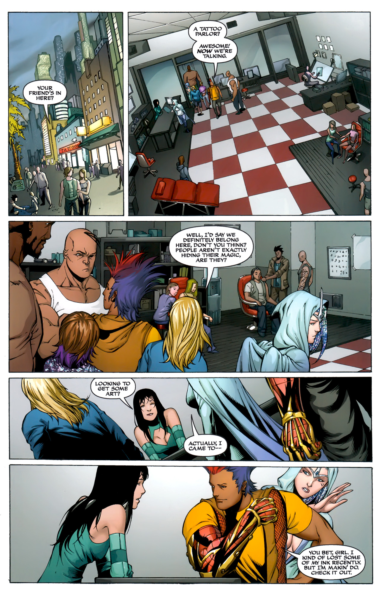 Read online Michael Turner's Soulfire (2009) comic -  Issue #5 - 26