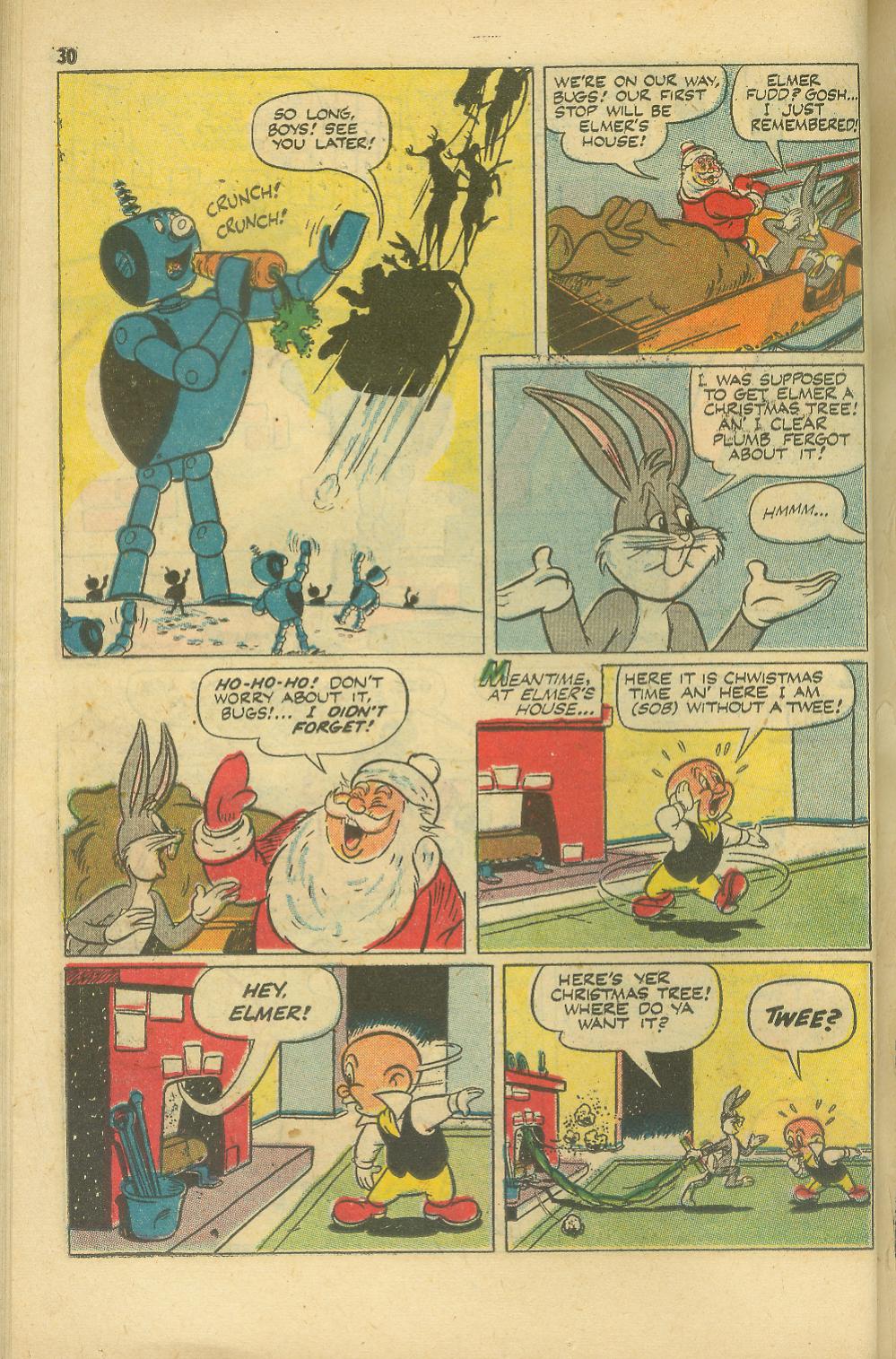 Read online Bugs Bunny's Christmas Funnies comic -  Issue # TPB 1 - 32