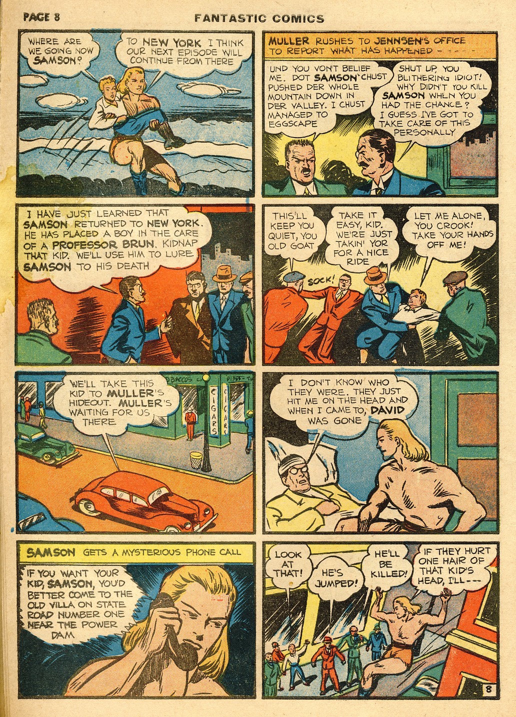 Read online Fantastic Comics comic -  Issue #10 - 9