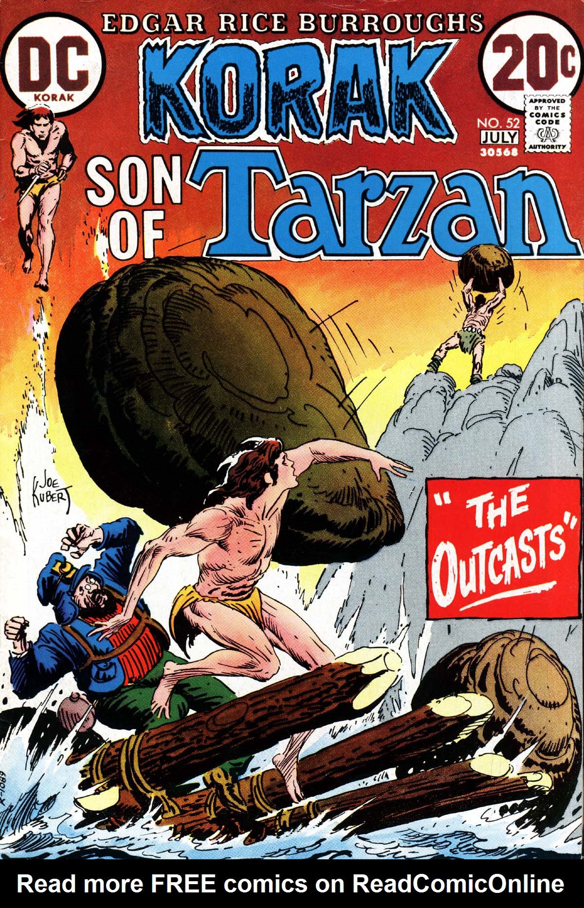 Read online Korak, Son of Tarzan (1972) comic -  Issue #52 - 1