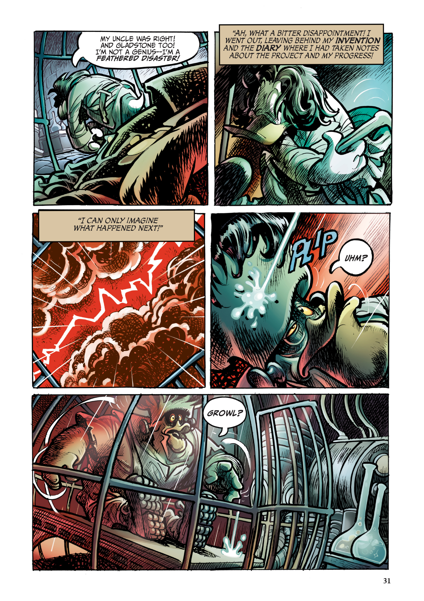 Read online Disney Frankenstein, Starring Donald Duck comic -  Issue # TPB - 31