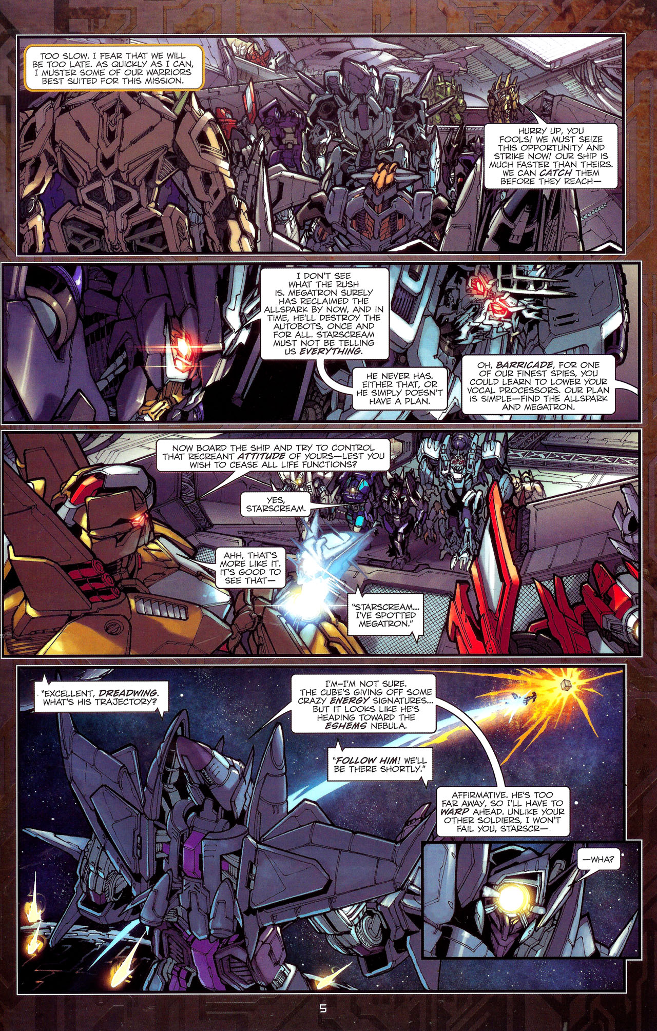 Read online Transformers: The Reign of Starscream comic -  Issue #1 - 8