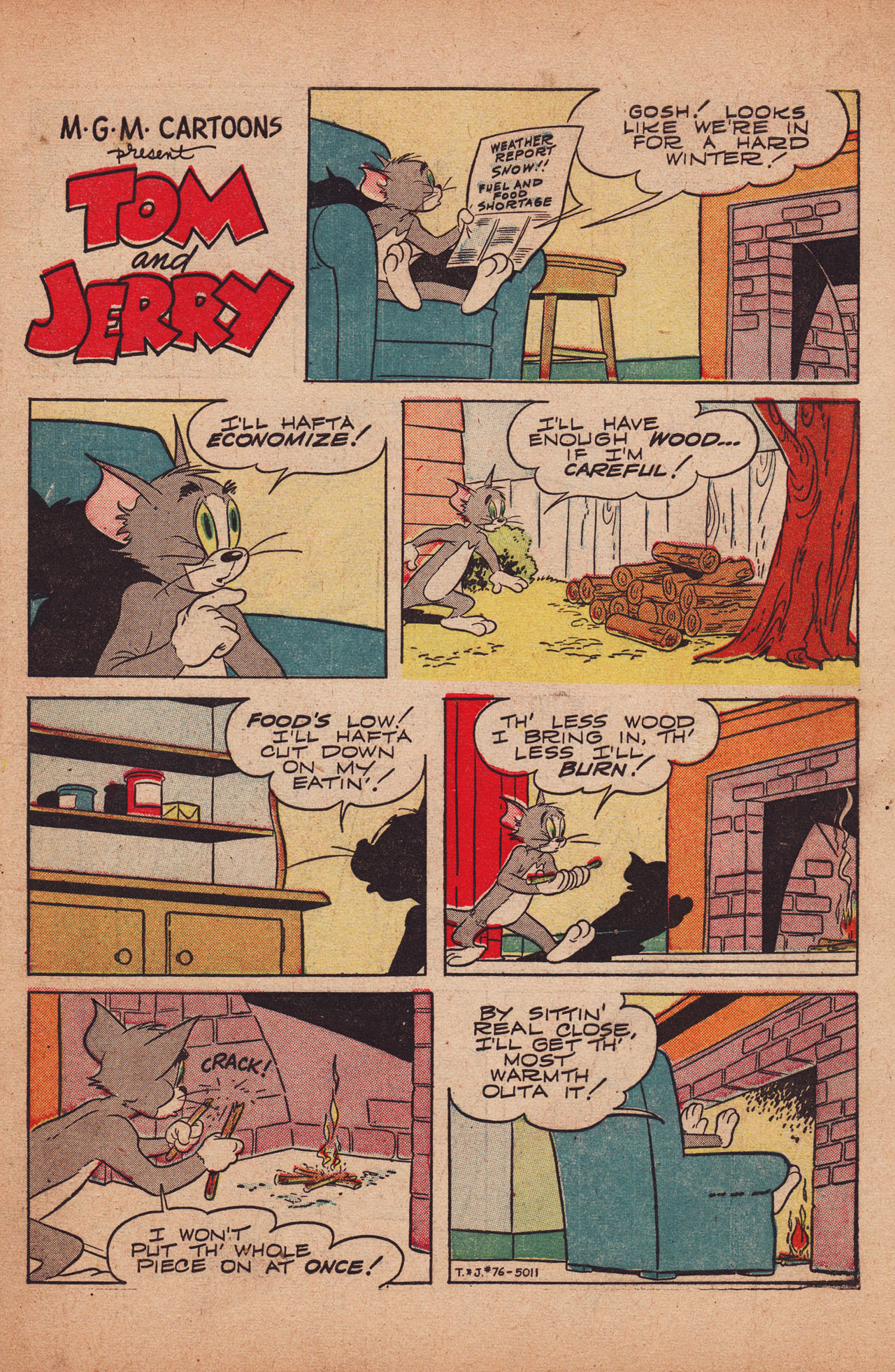 Read online Tom & Jerry Comics comic -  Issue #76 - 3
