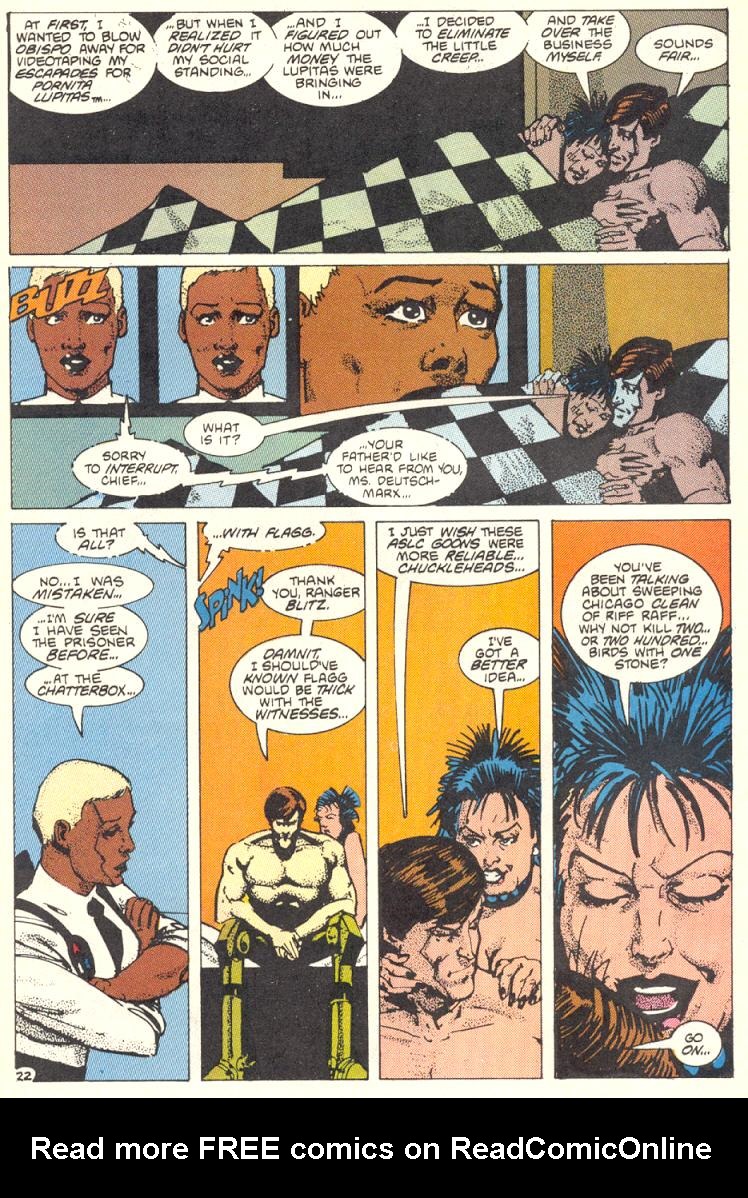 Read online American Flagg! comic -  Issue #10 - 23