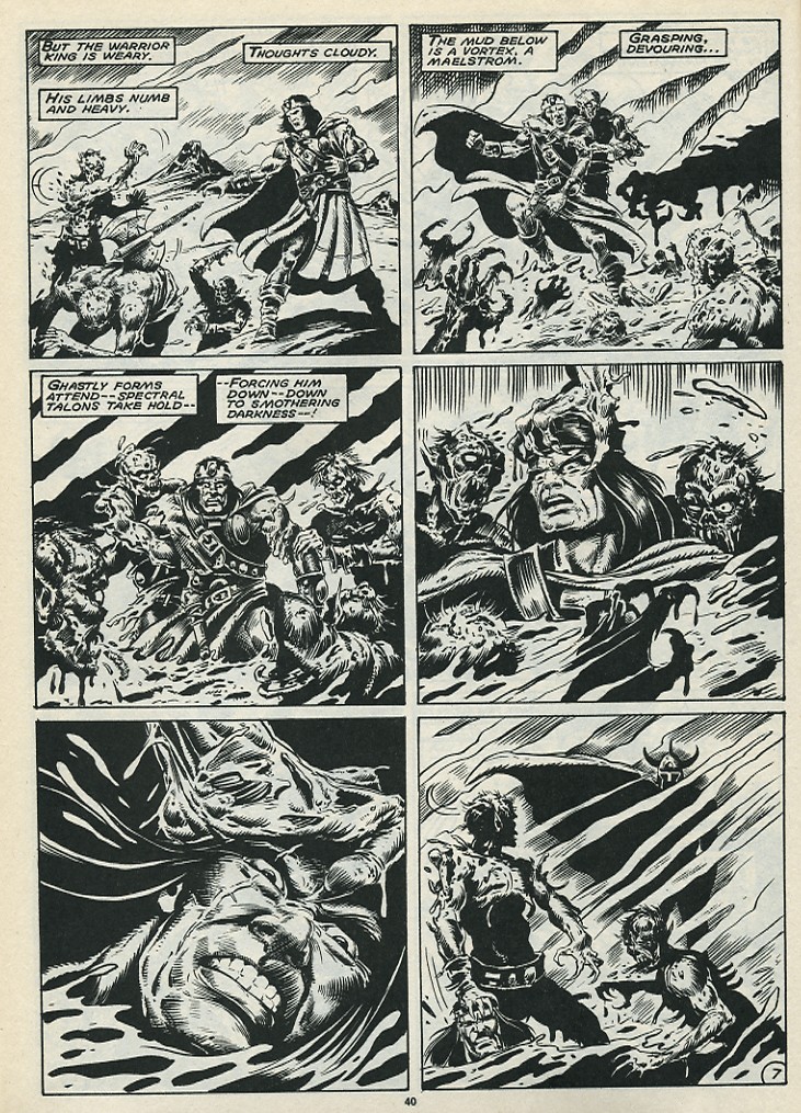 Read online The Savage Sword Of Conan comic -  Issue #172 - 42