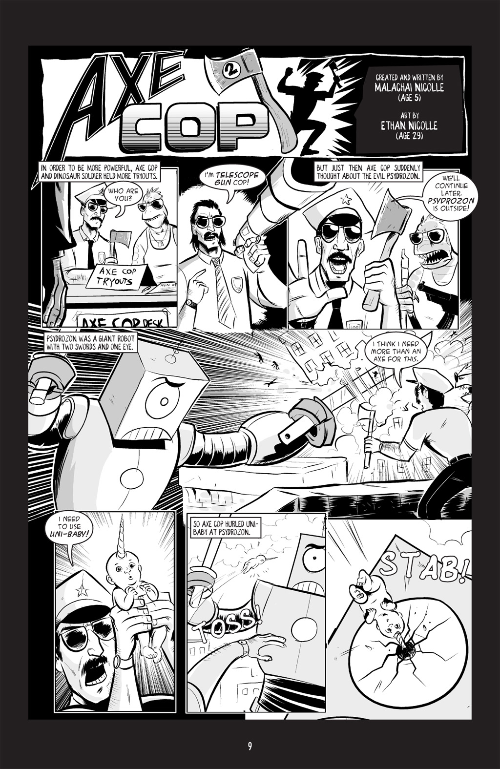 Read online Axe Cop comic -  Issue # TPB 1 - 9