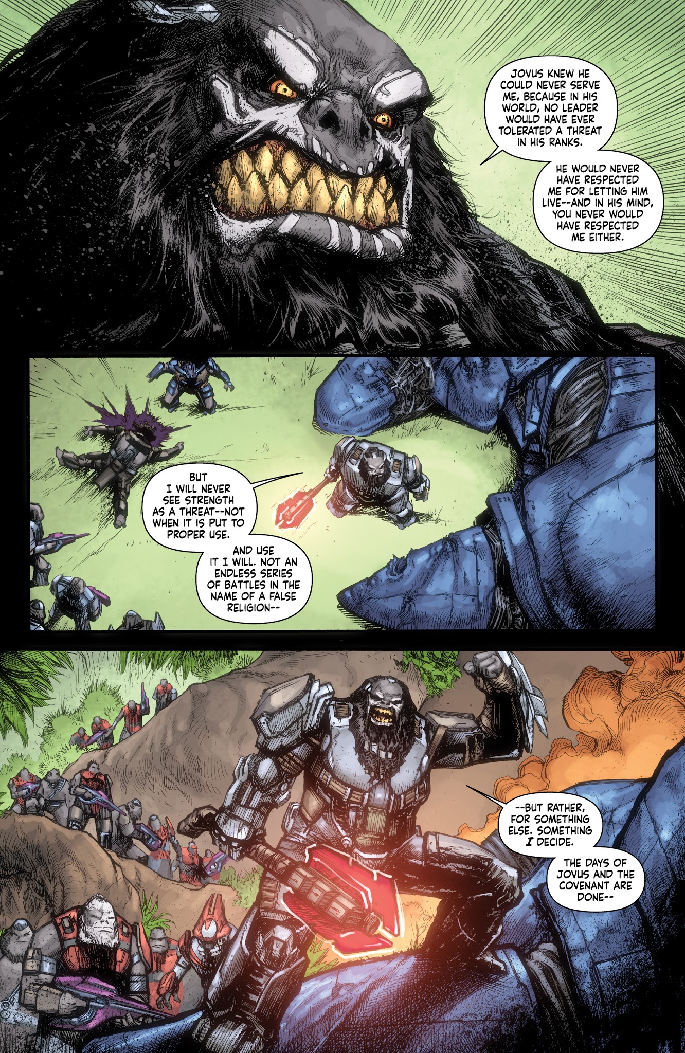 Read online Halo: Rise of Atriox comic -  Issue #5 - 21