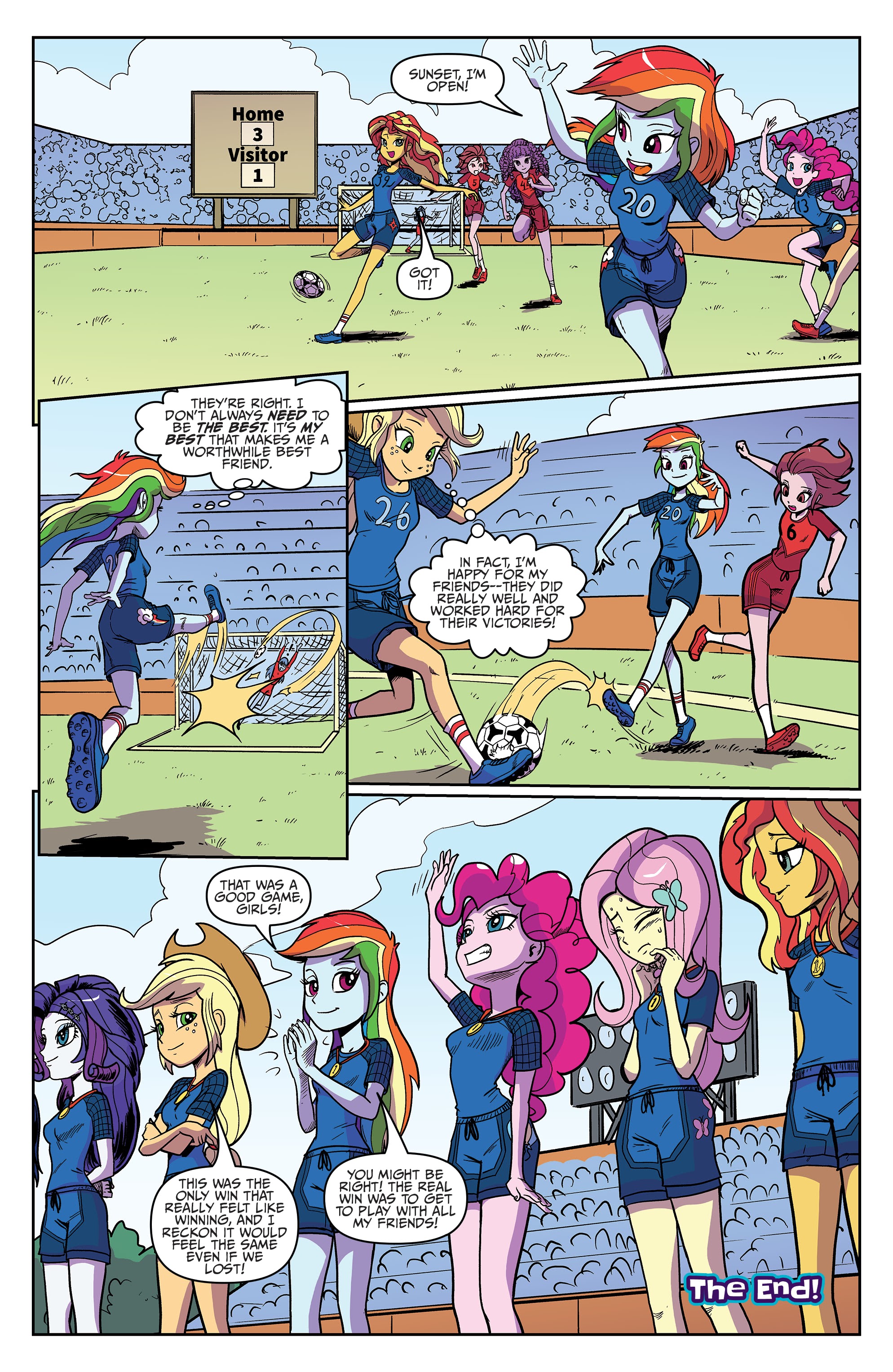 Read online My Little Pony Equestria Girls: Canterlot High: March Radness comic -  Issue # Full - 33