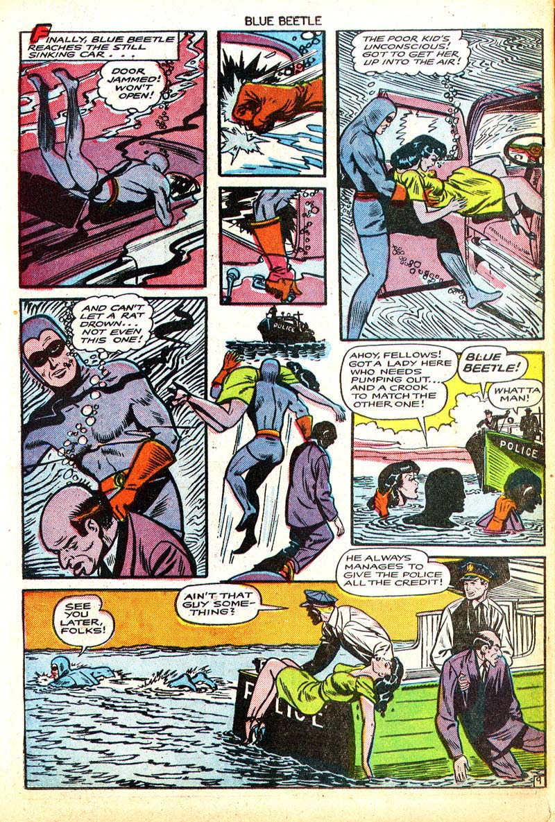 Read online The Blue Beetle comic -  Issue #53 - 10