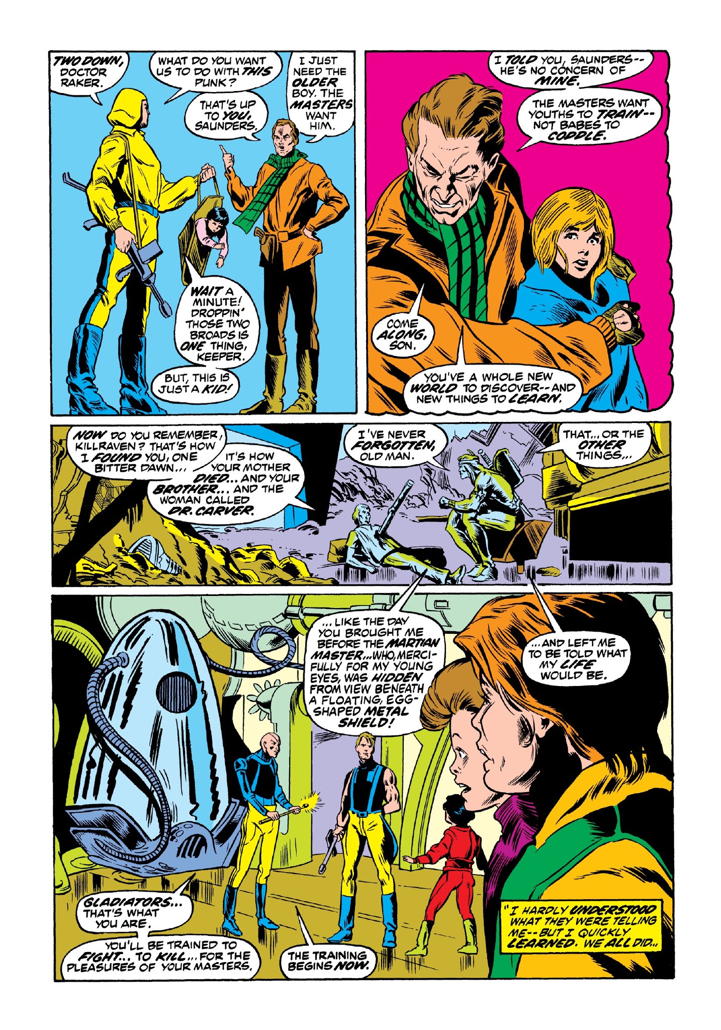 Read online Marvel Masterworks: Killraven comic -  Issue # TPB 1 (Part 1) - 28