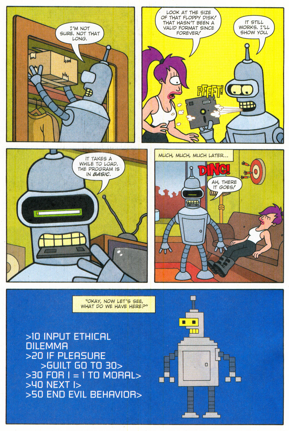 Read online Futurama Comics comic -  Issue #22 - 23