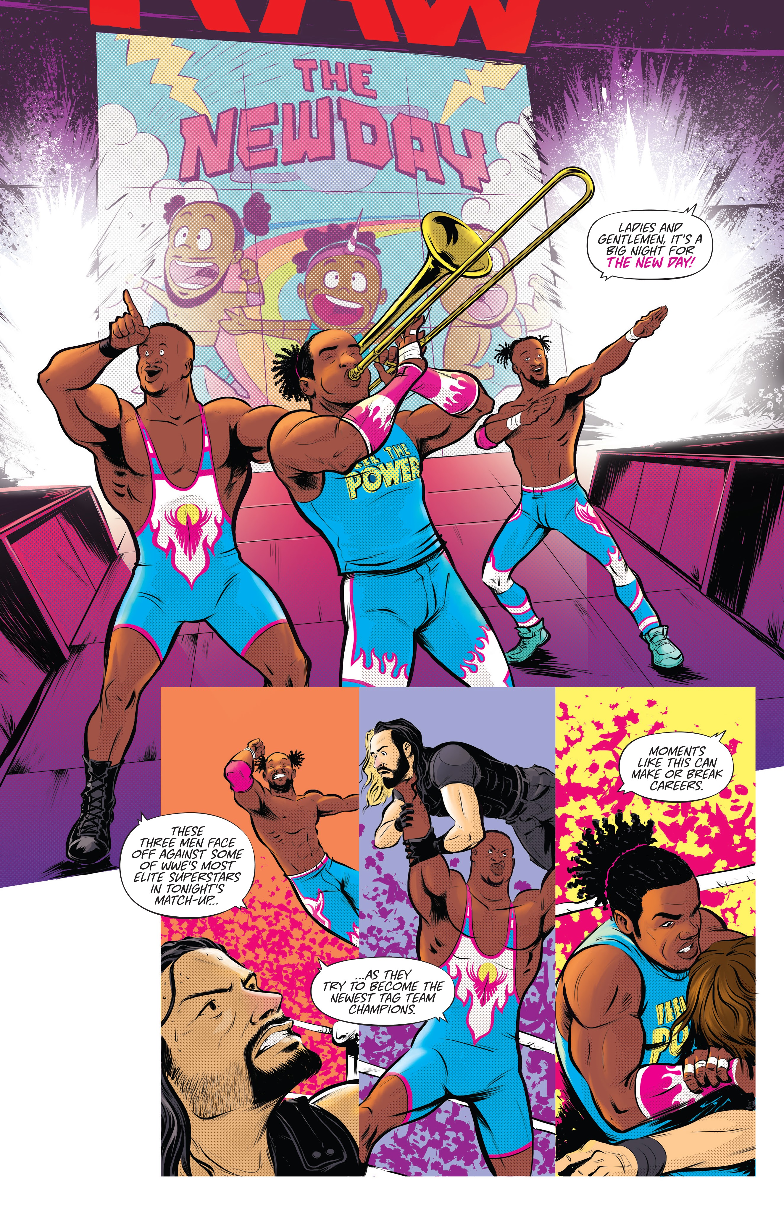 Read online WWE The New Day: Power of Positivity comic -  Issue #1 - 3