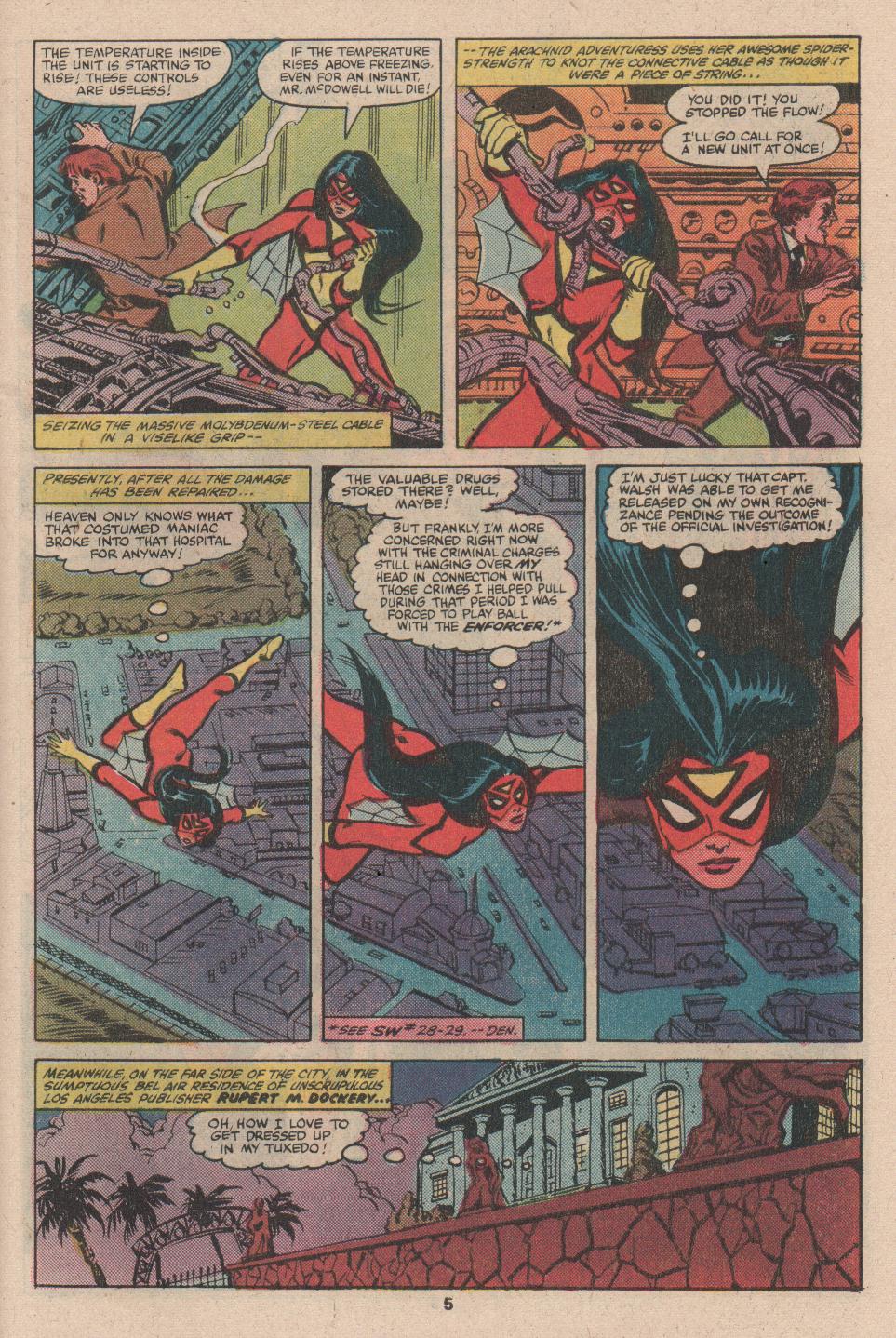 Read online Spider-Woman (1978) comic -  Issue #30 - 5