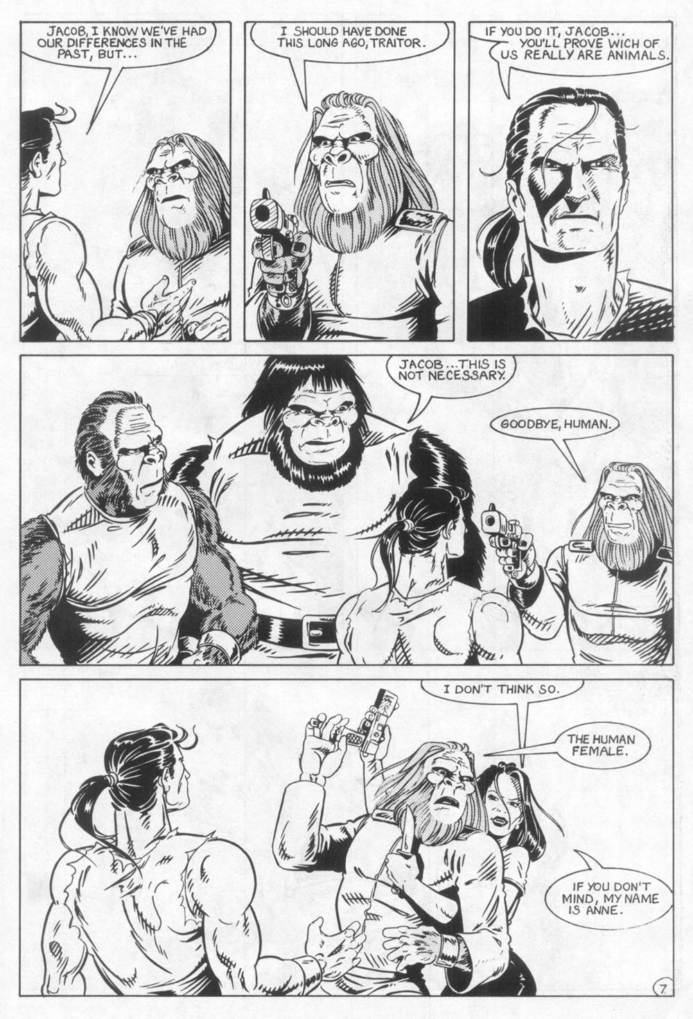 Read online Planet of the Apes (1990) comic -  Issue #24 - 9