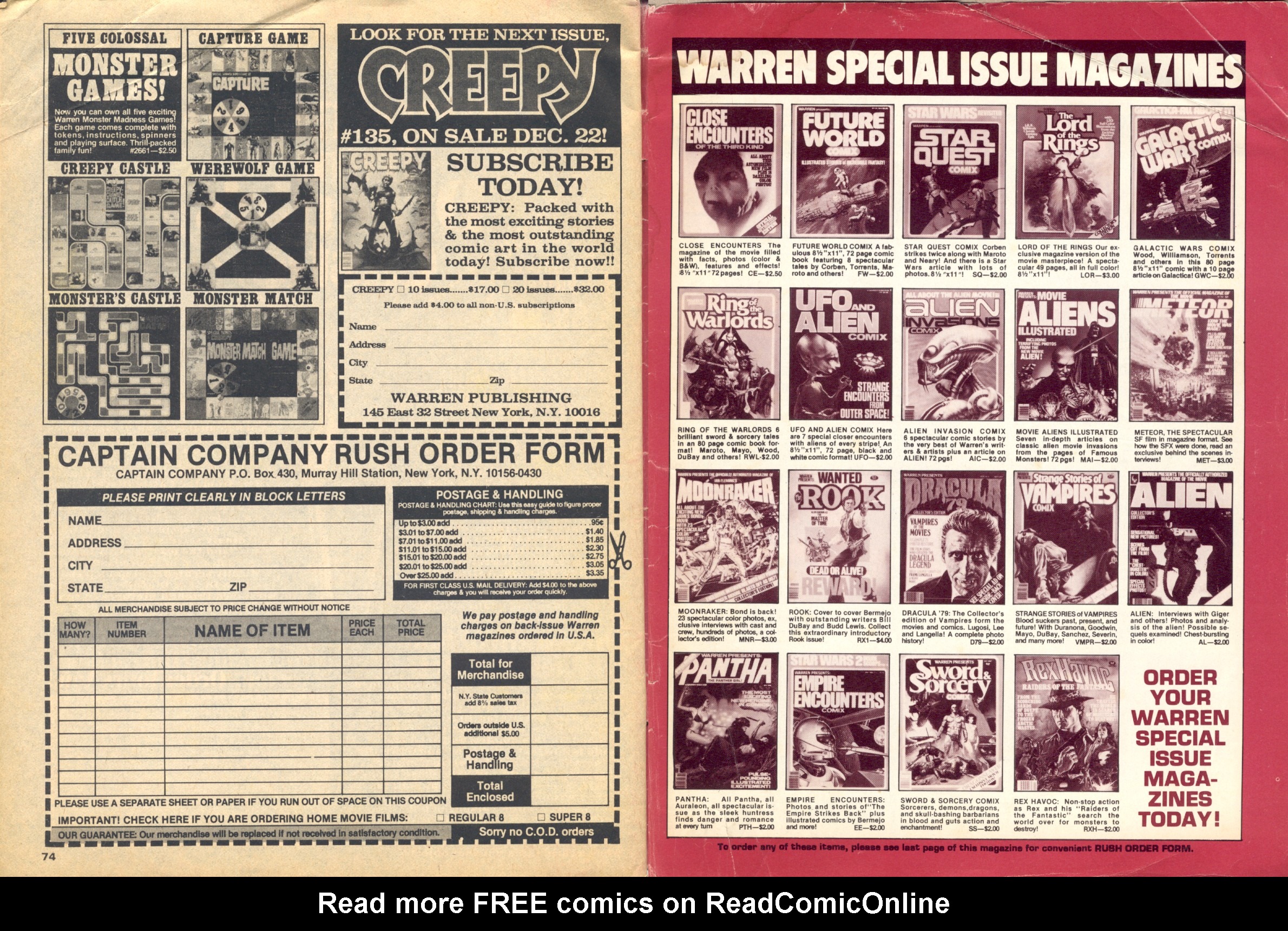 Read online Creepy (1964) comic -  Issue #134 - 70
