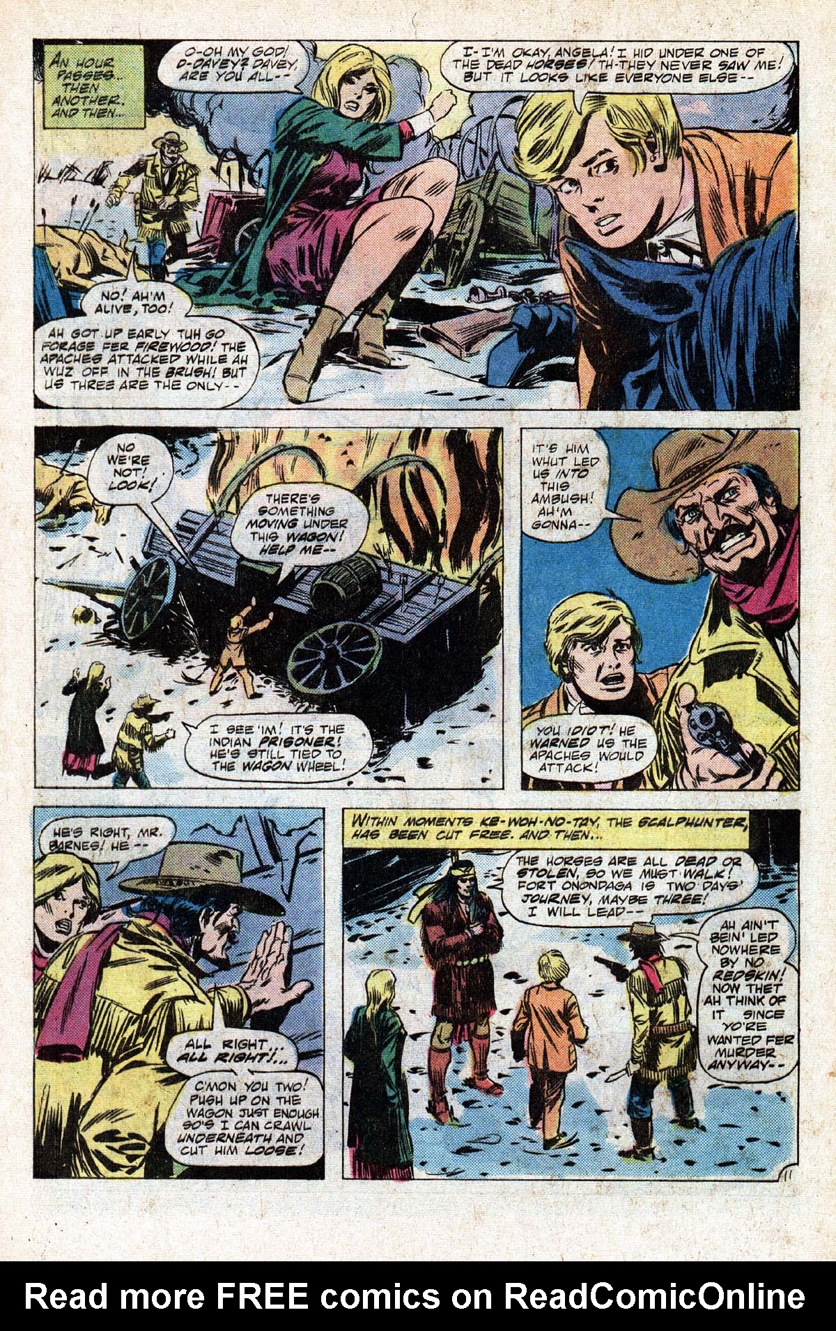 Read online Weird Western Tales (1972) comic -  Issue #44 - 21