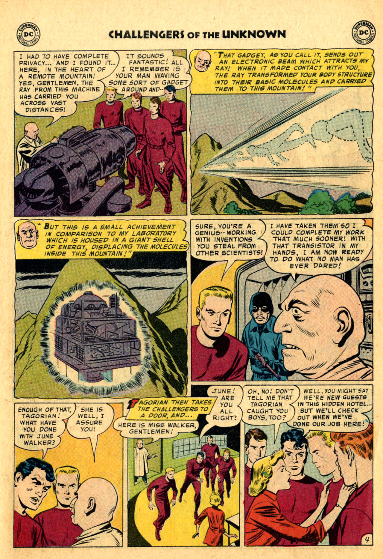 Read online Challengers of the Unknown (1958) comic -  Issue #1 - 7