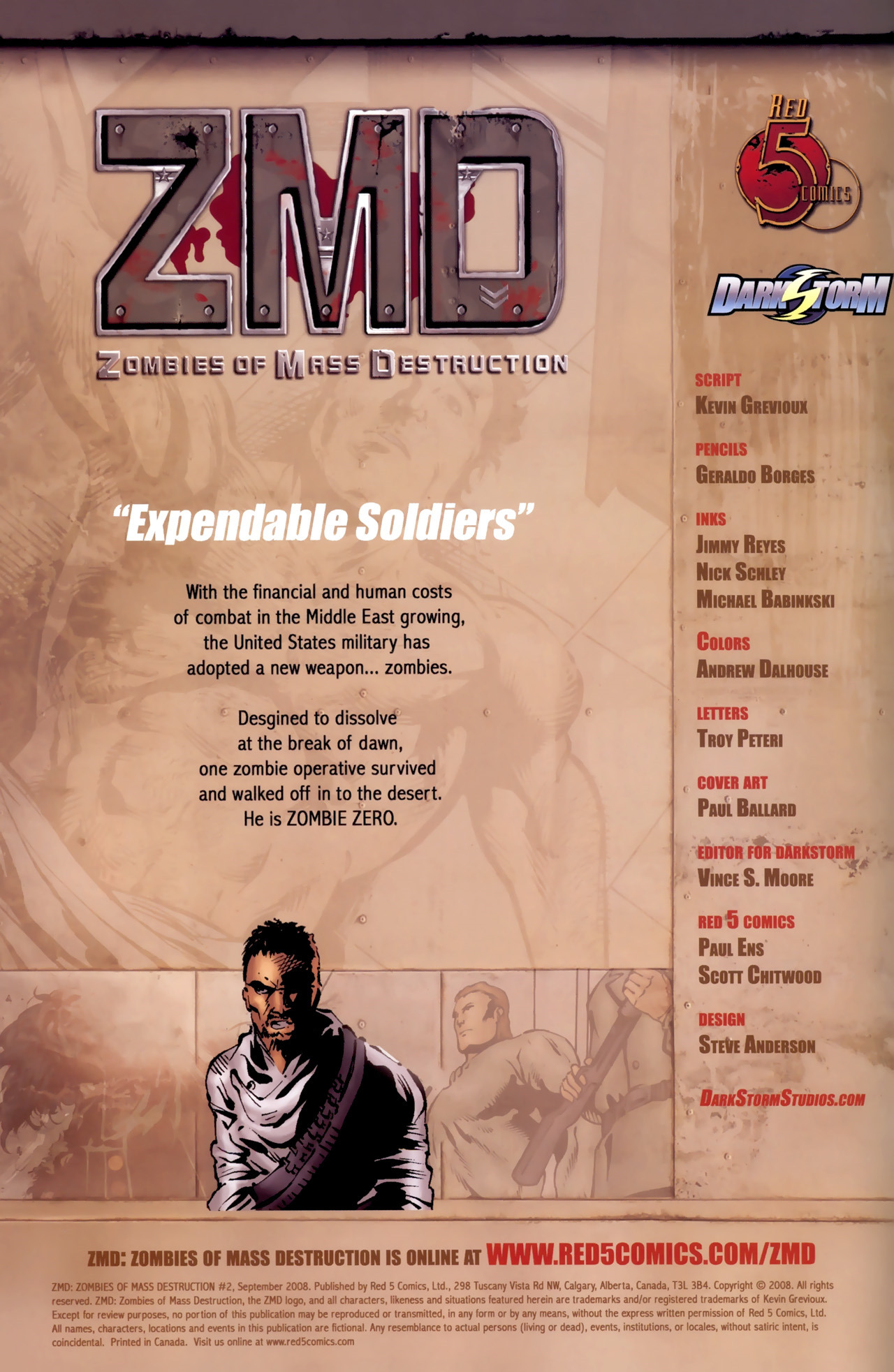 Read online ZMD: Zombies of Mass Destruction comic -  Issue #2 - 2