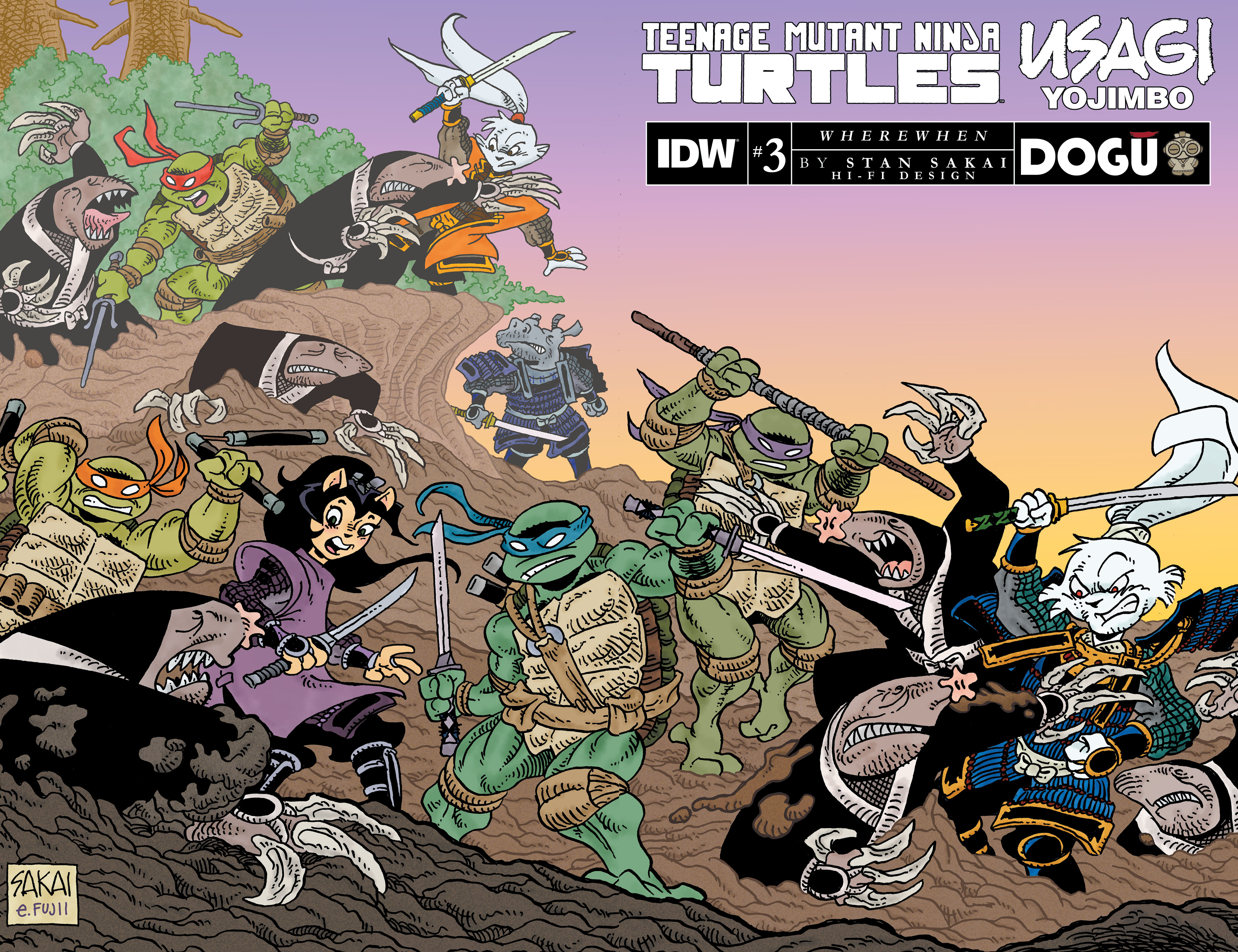 Read online Teenage Mutant Ninja Turtles/Usagi Yojimbo: WhereWhen comic -  Issue #3 - 2