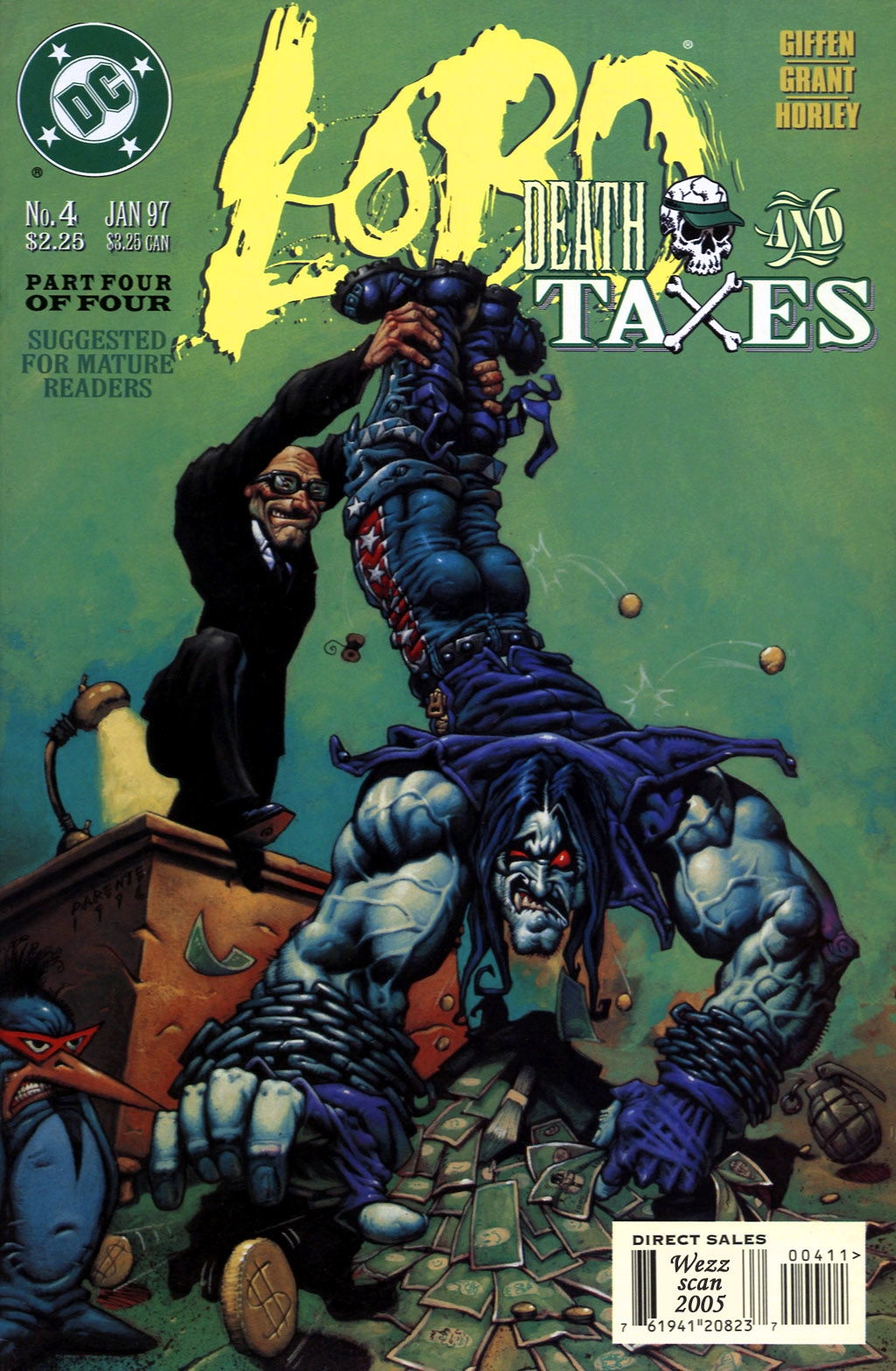 Read online Lobo: Death and Taxes comic -  Issue #4 - 1