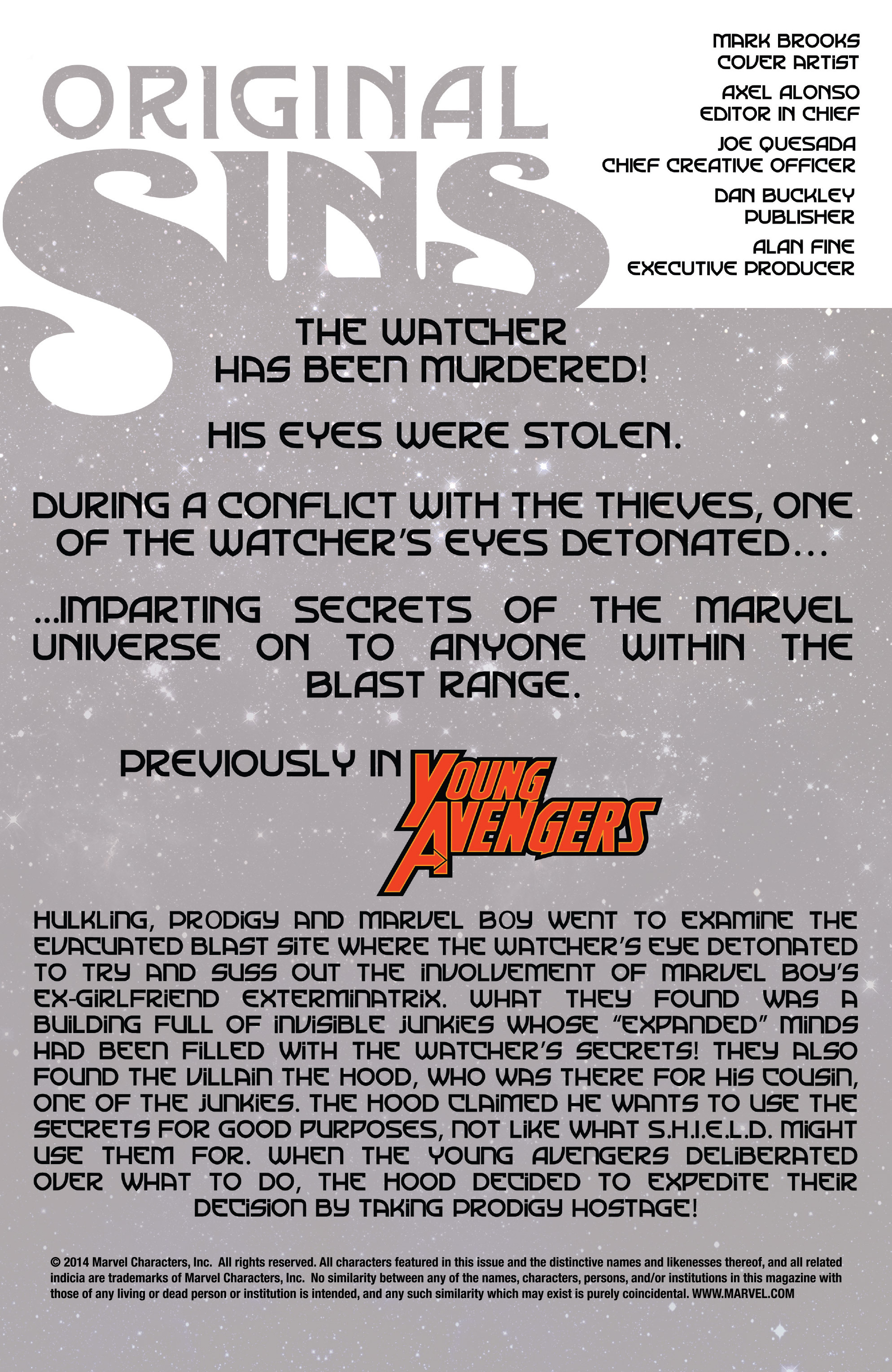 Read online Original Sins comic -  Issue #3 - 2