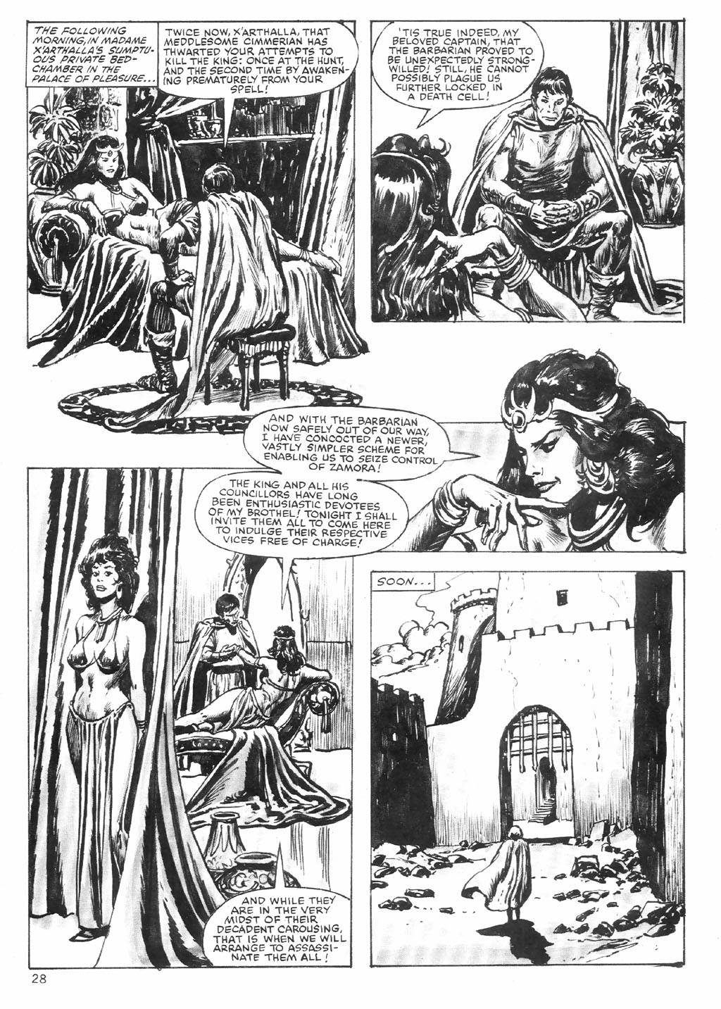 Read online The Savage Sword Of Conan comic -  Issue #81 - 28