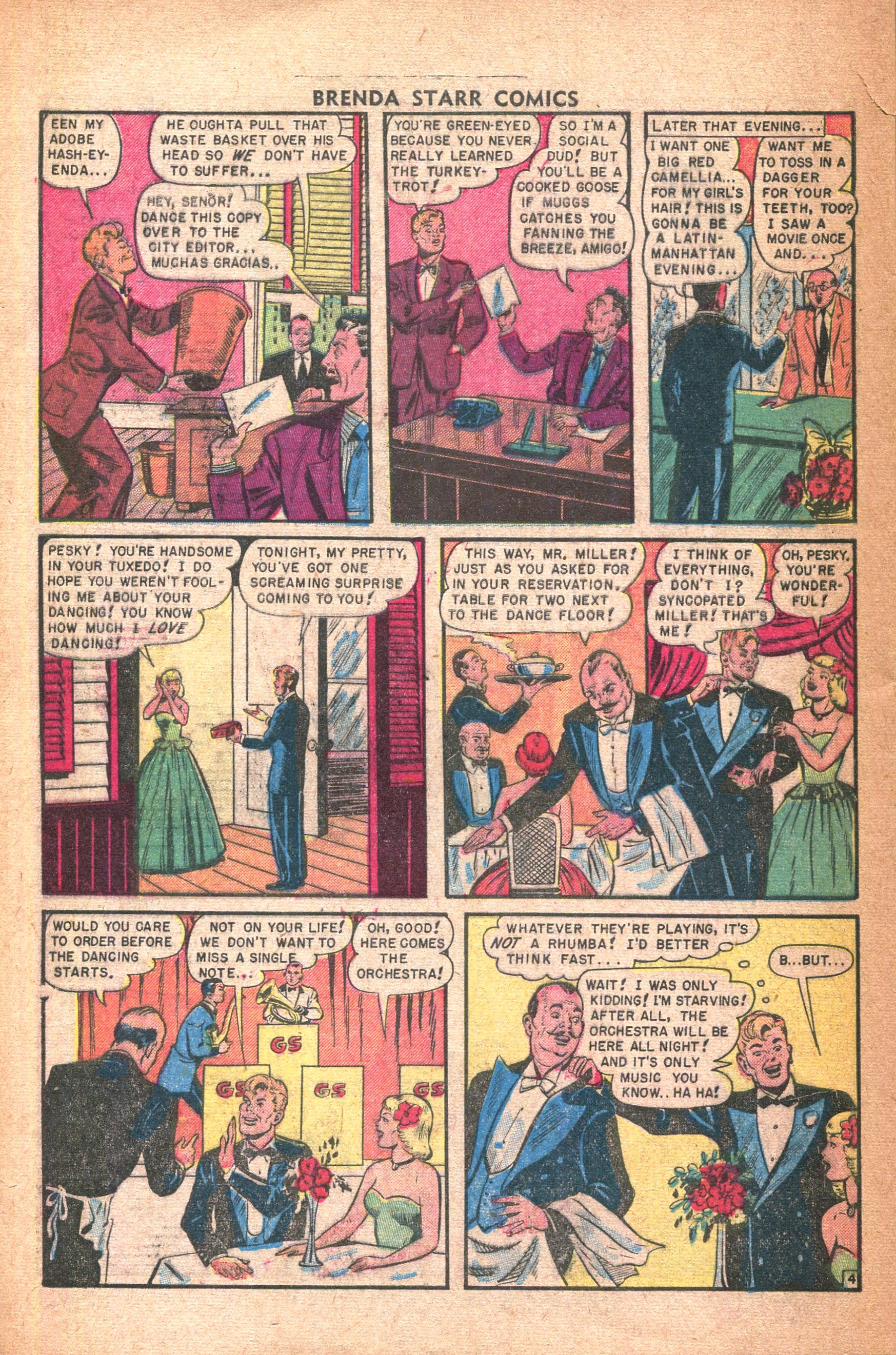 Read online Brenda Starr (1948) comic -  Issue #12 - 32