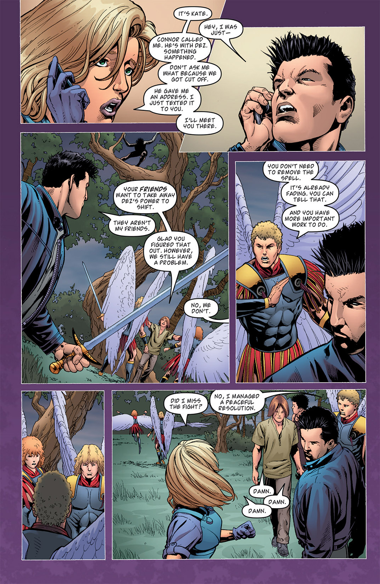 Read online Angel comic -  Issue #22 - 24