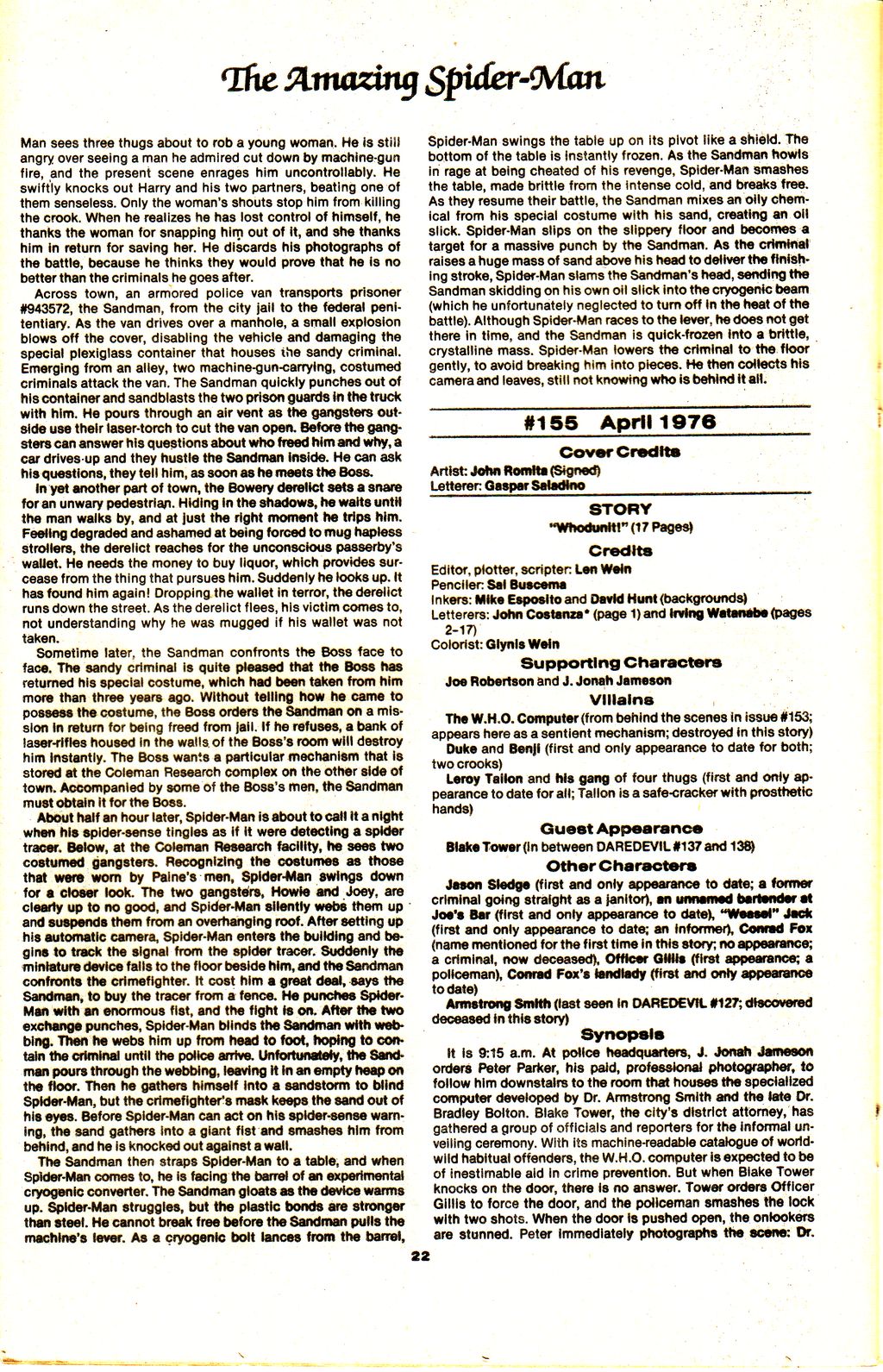Read online The Official Marvel Index to The Amazing Spider-Man comic -  Issue #6 - 24