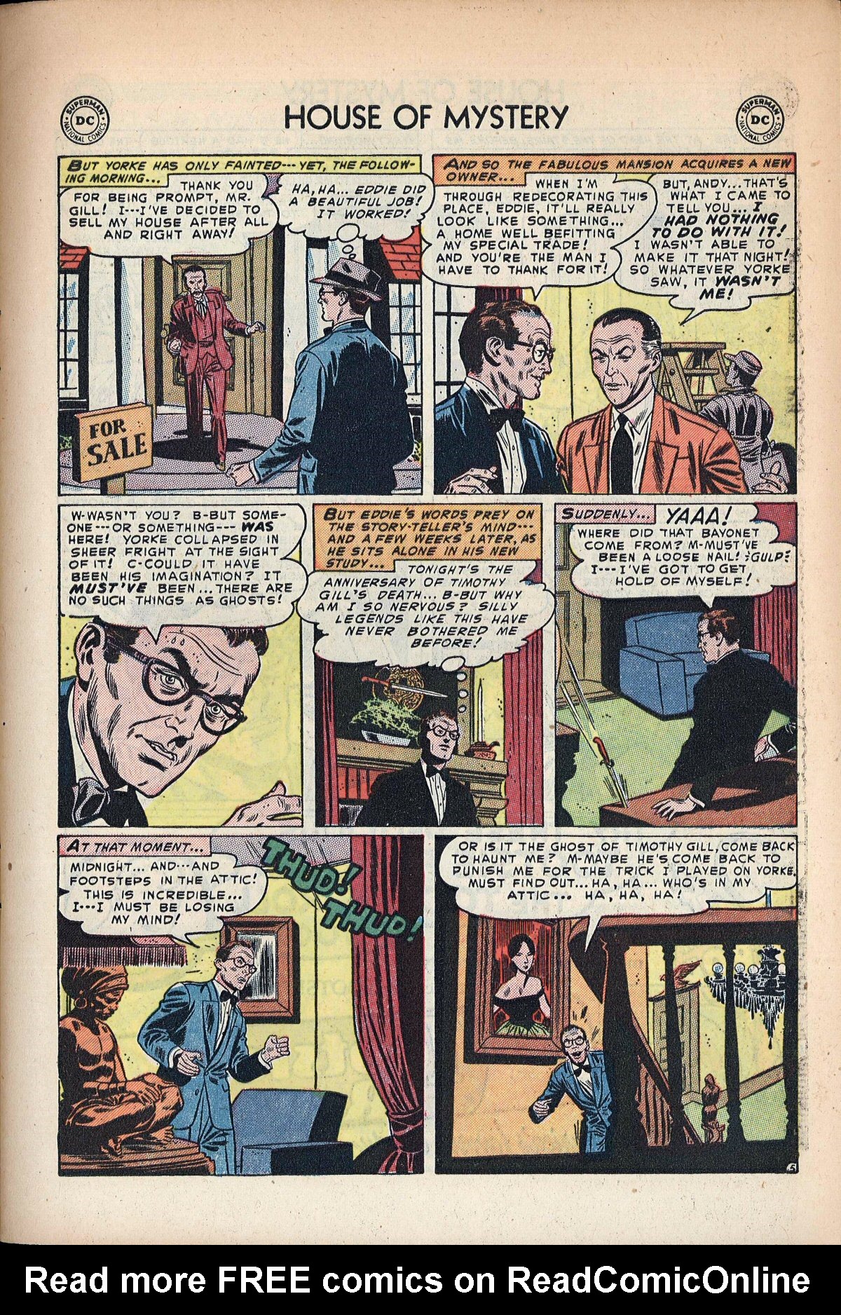 Read online House of Mystery (1951) comic -  Issue #17 - 7