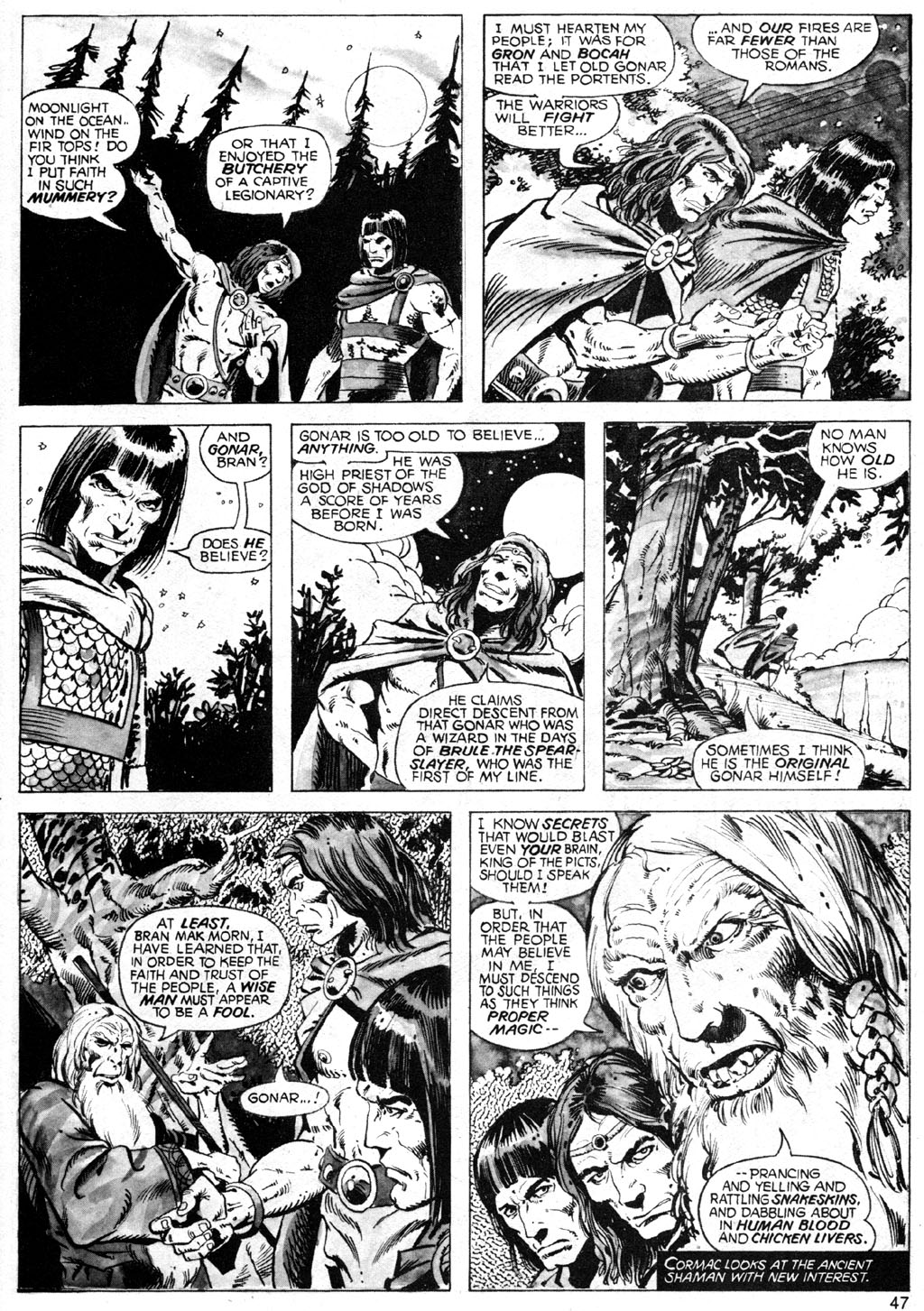 Read online The Savage Sword Of Conan comic -  Issue #42 - 47