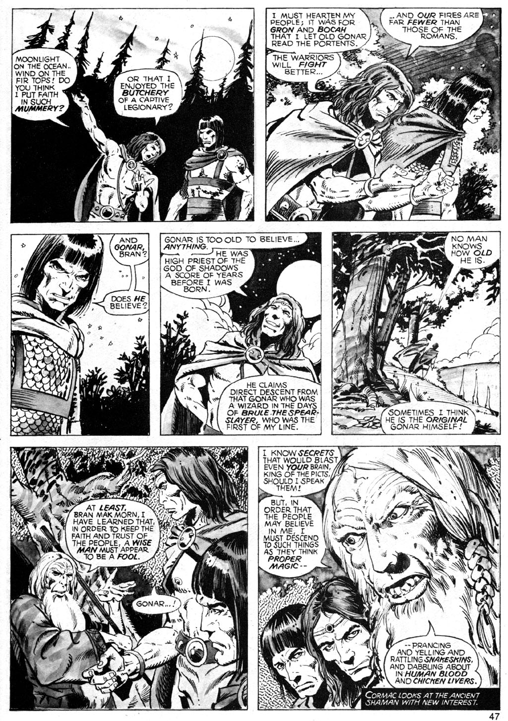 Read online The Savage Sword Of Conan comic -  Issue #42 - 47
