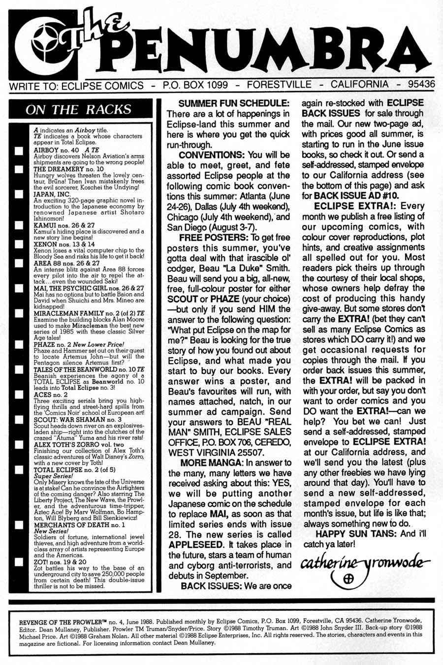 Read online Revenge of the Prowler comic -  Issue #4 - 2