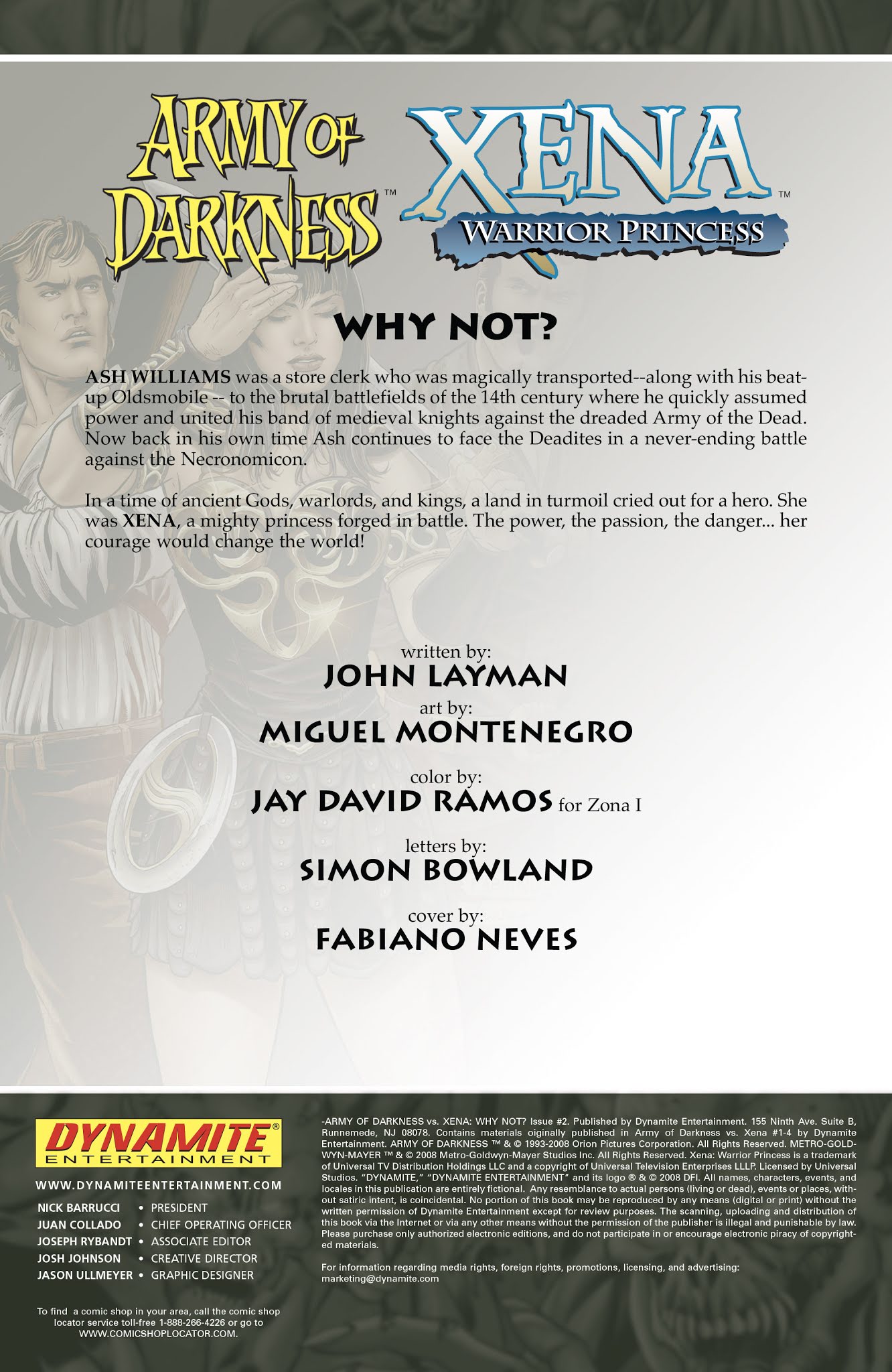 Read online Army of Darkness / Xena comic -  Issue #2 - 2