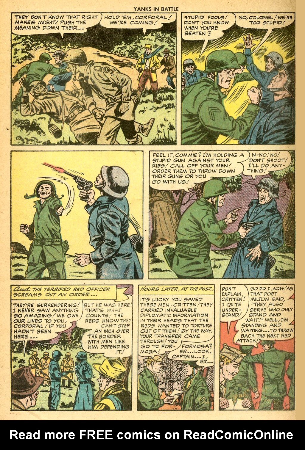 Read online Yanks In Battle comic -  Issue #1 - 32