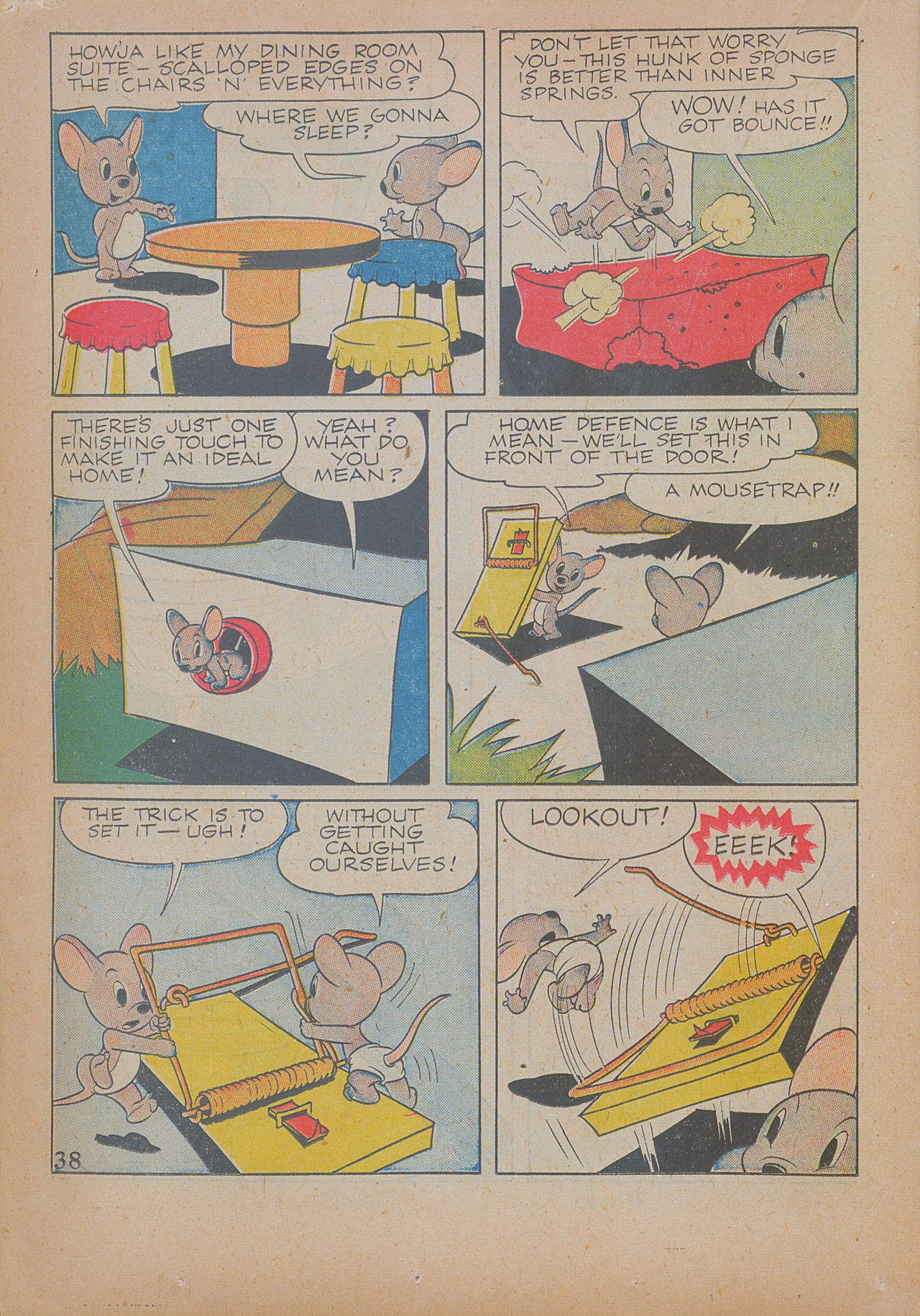 Read online Our Gang Comics comic -  Issue #4 - 40