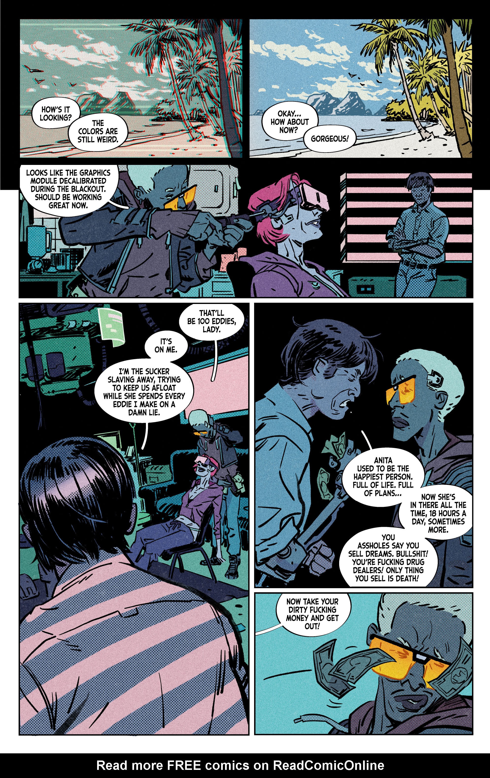 Read online Cyberpunk 2077: Blackout comic -  Issue #1 - 7