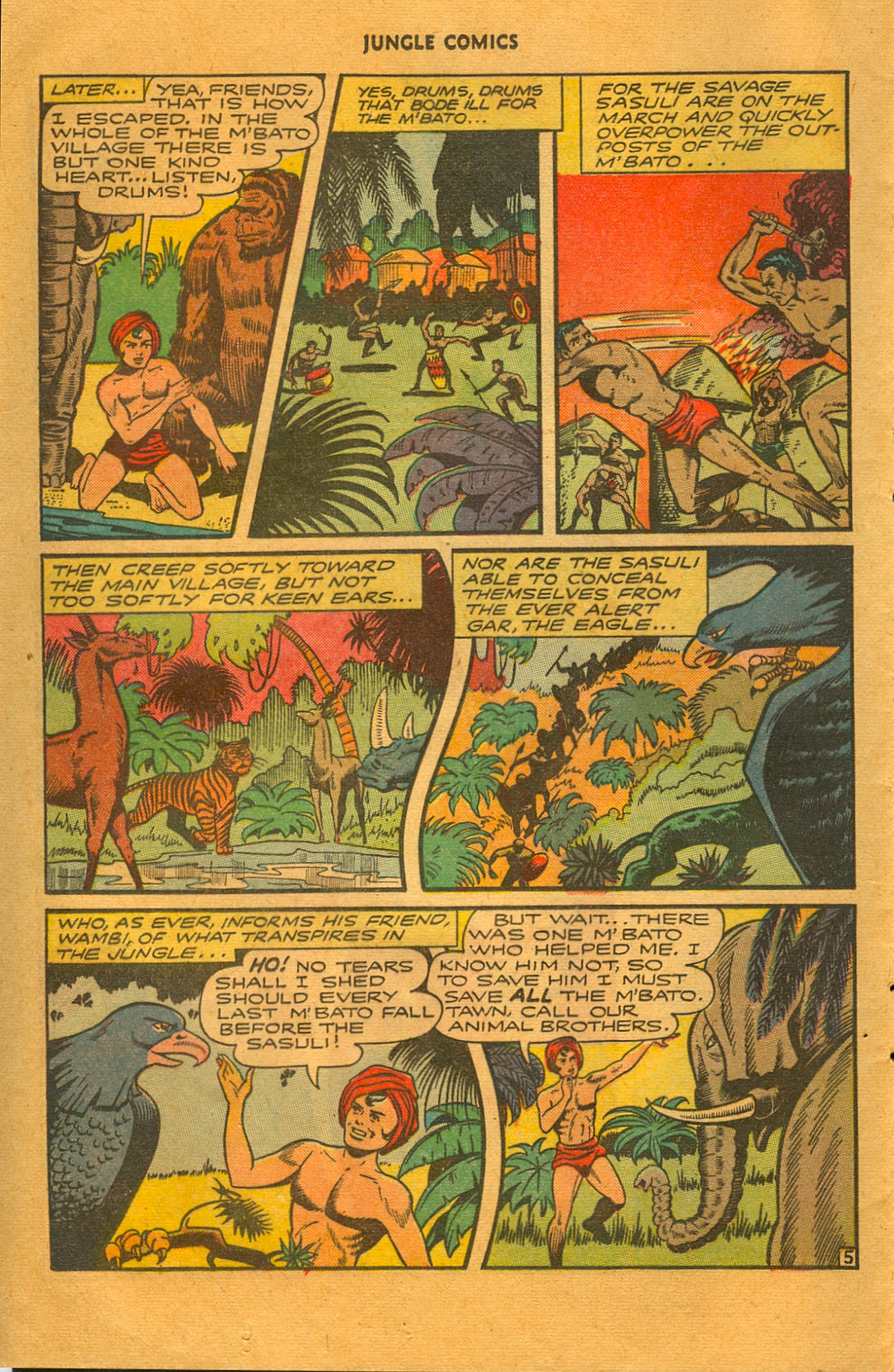 Read online Jungle Comics comic -  Issue #88 - 35