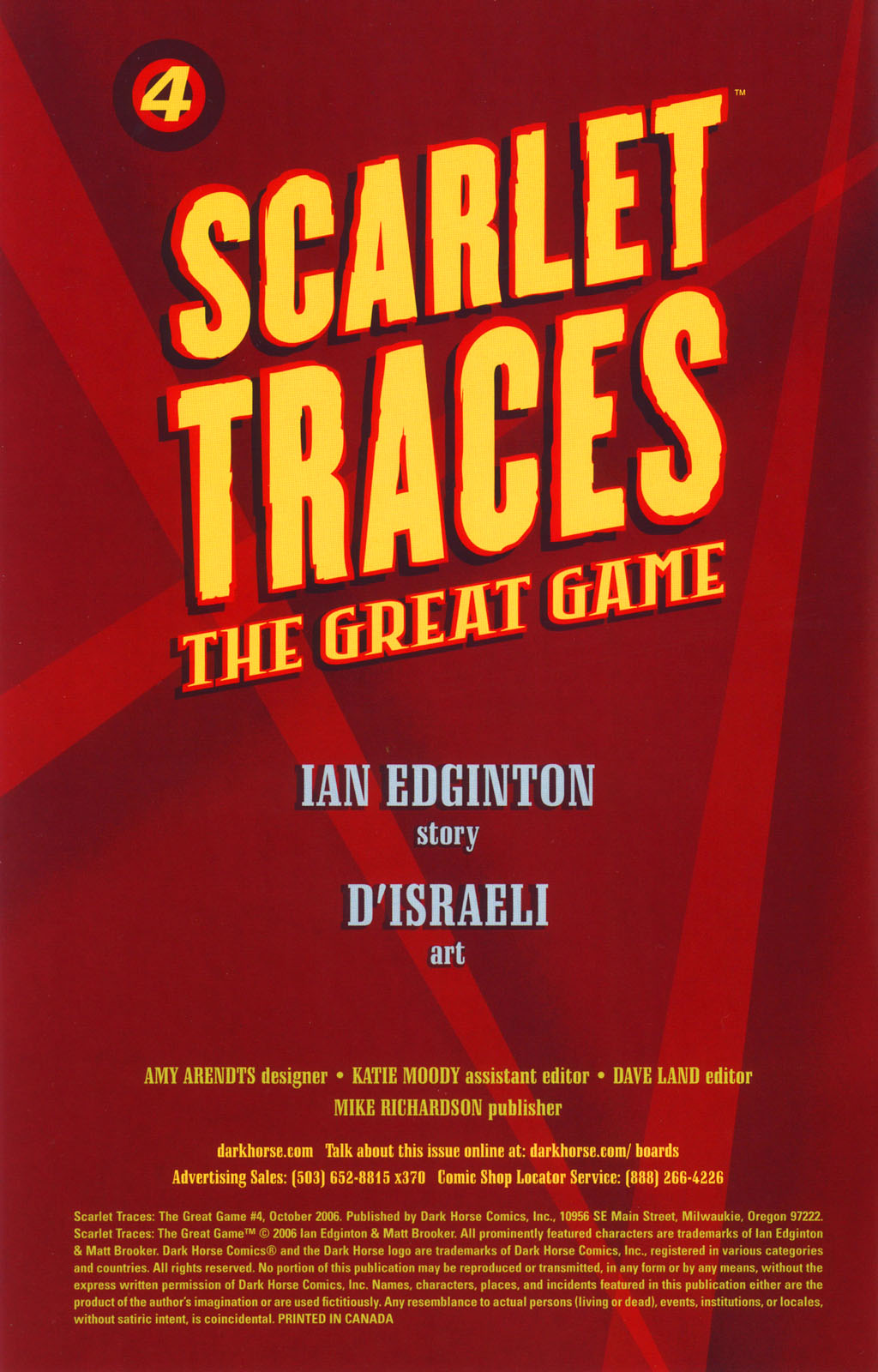 Read online Scarlet Traces: The Great Game comic -  Issue #4 - 2