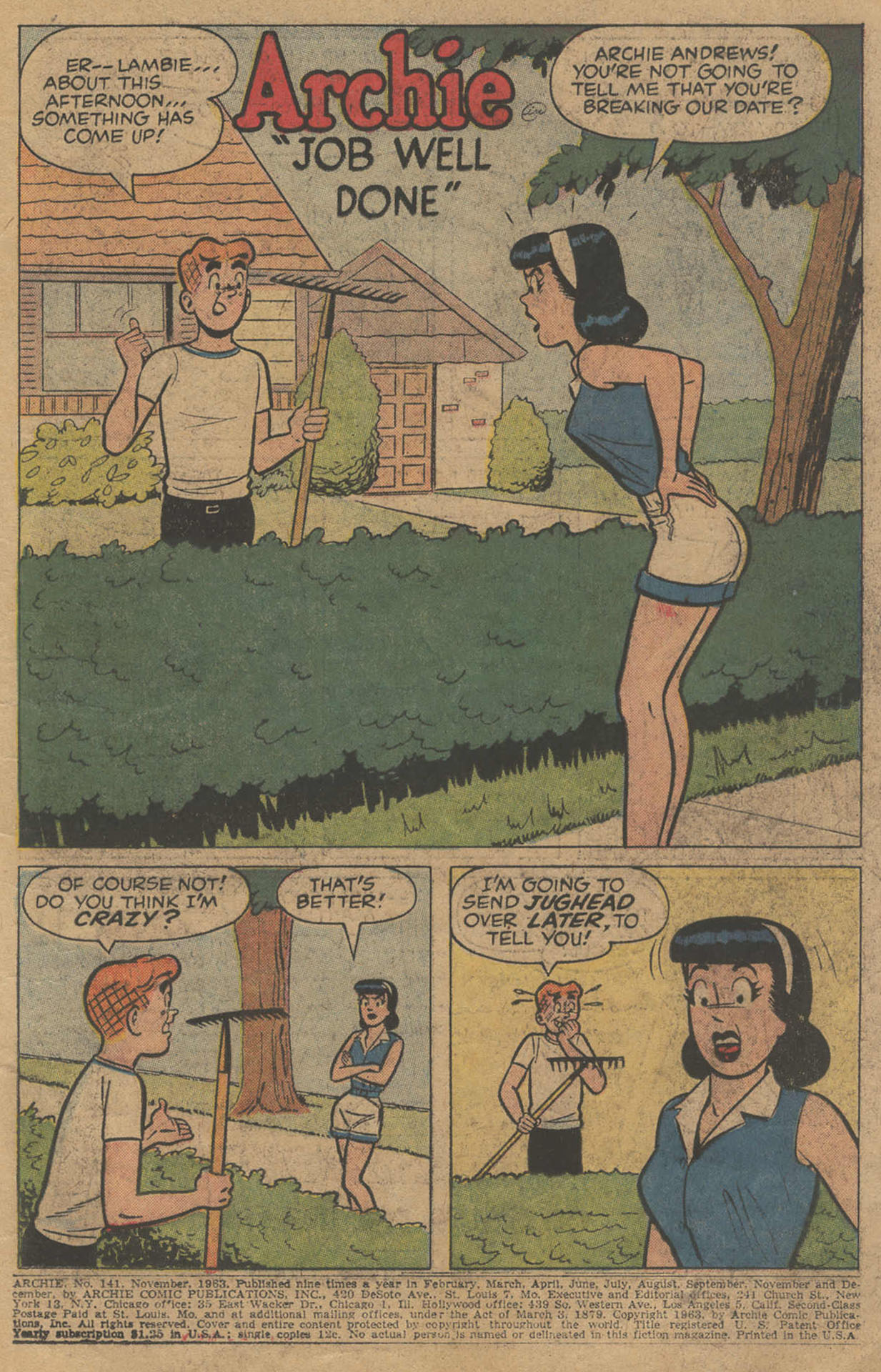 Read online Archie (1960) comic -  Issue #141 - 3