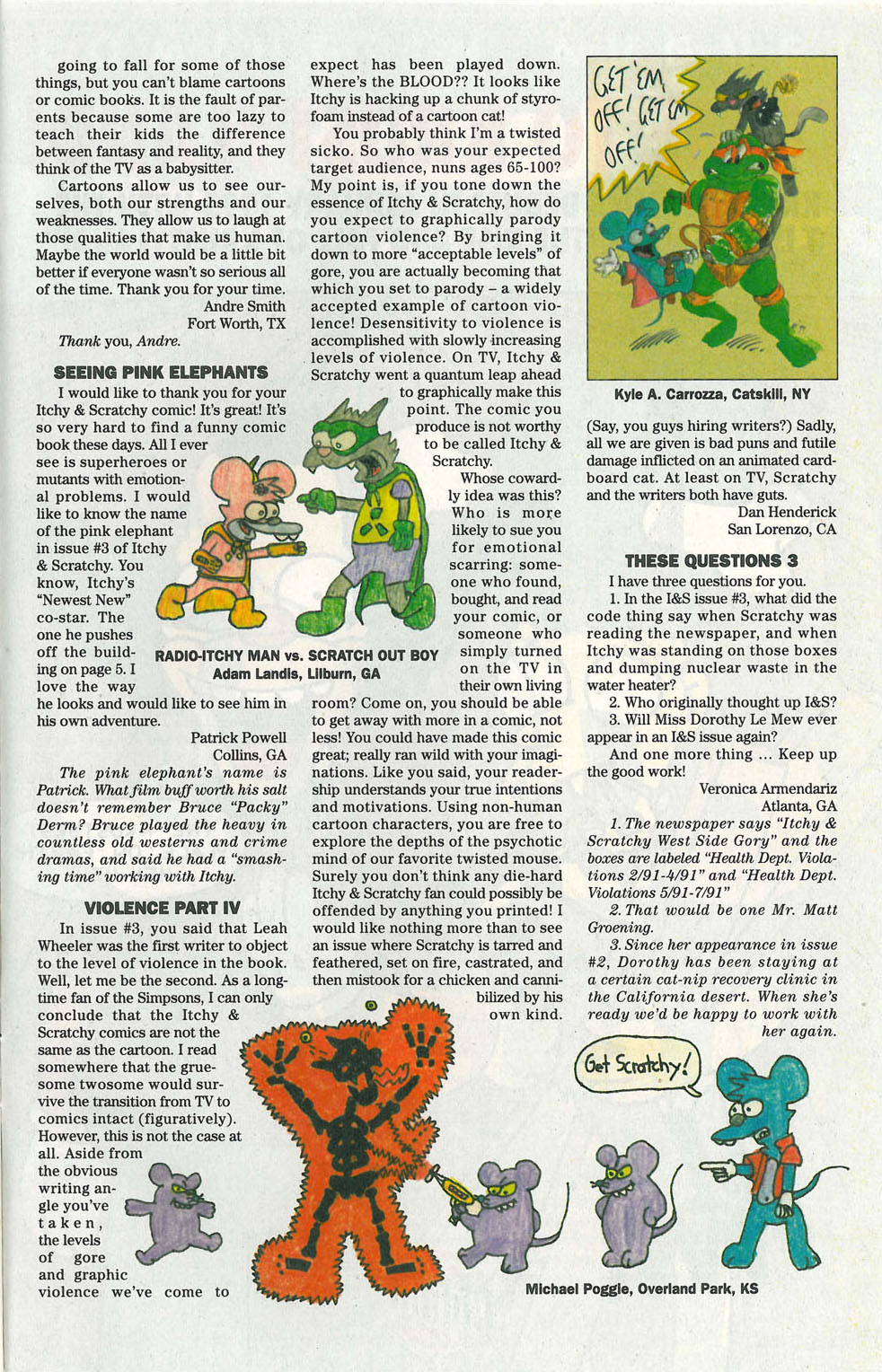 Read online Itchy & Scratchy Comics comic -  Issue #4 - 32