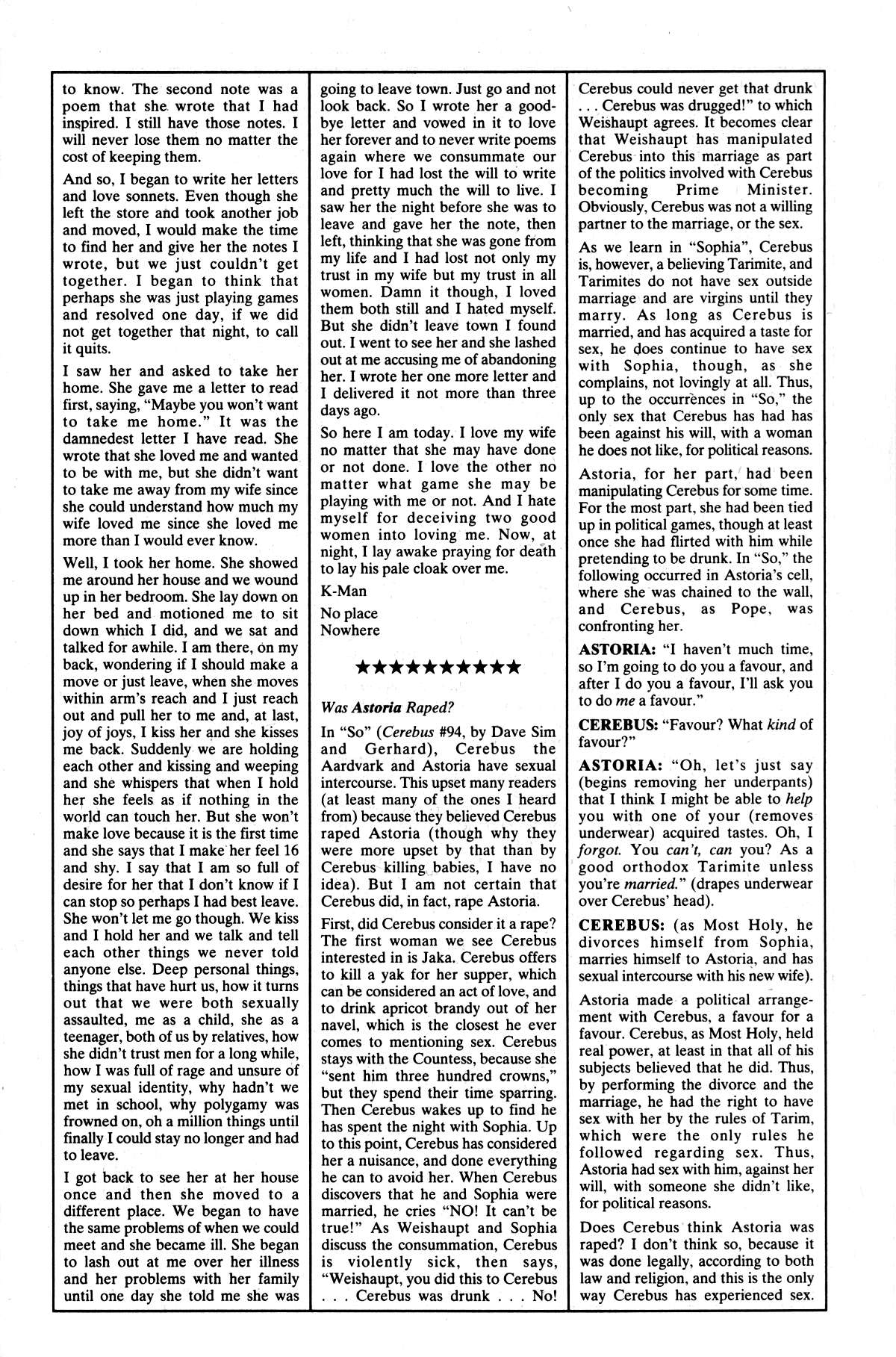 Cerebus Issue #152 #151 - English 20