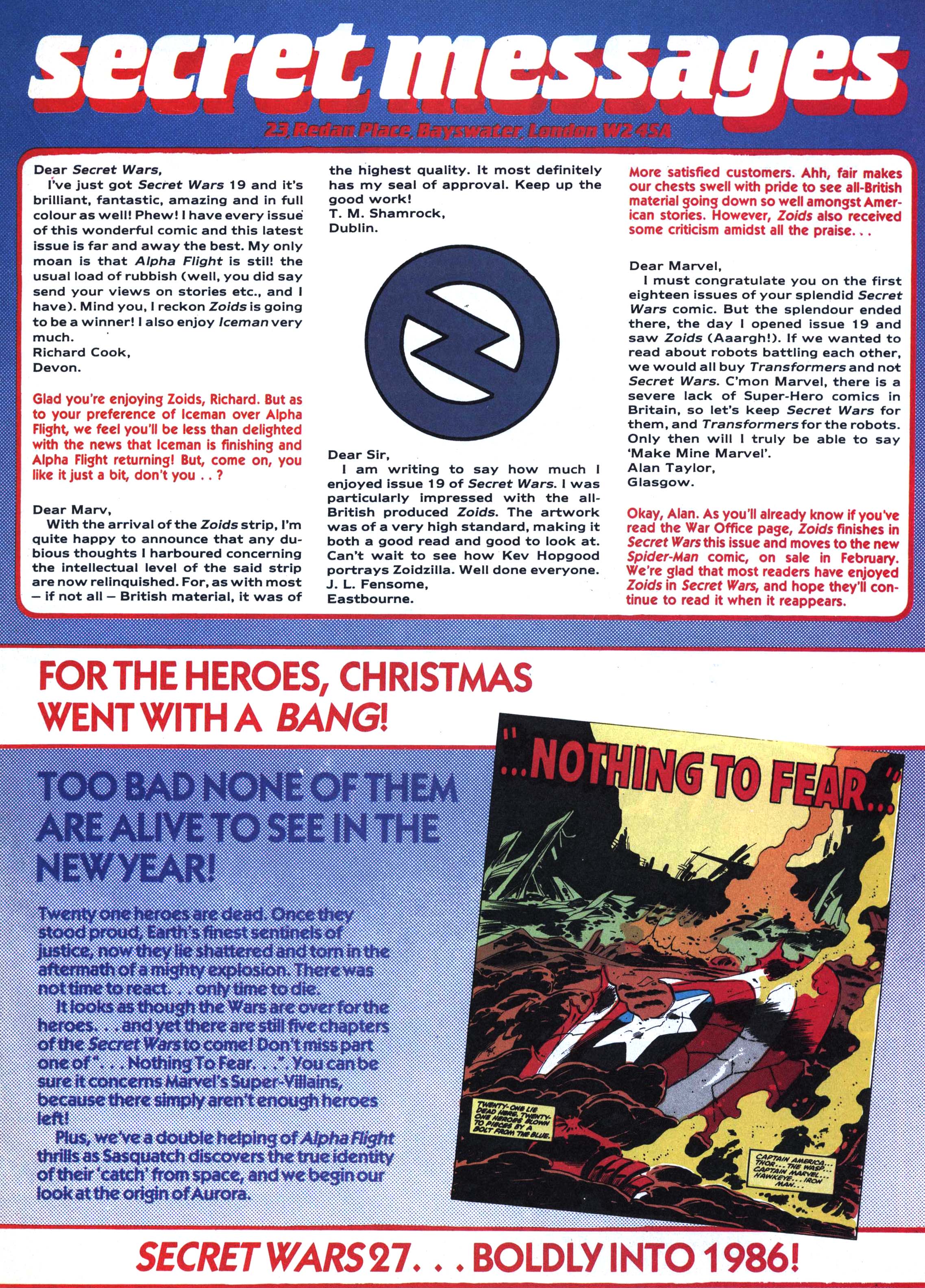 Read online Secret Wars (1985) comic -  Issue #26 - 23