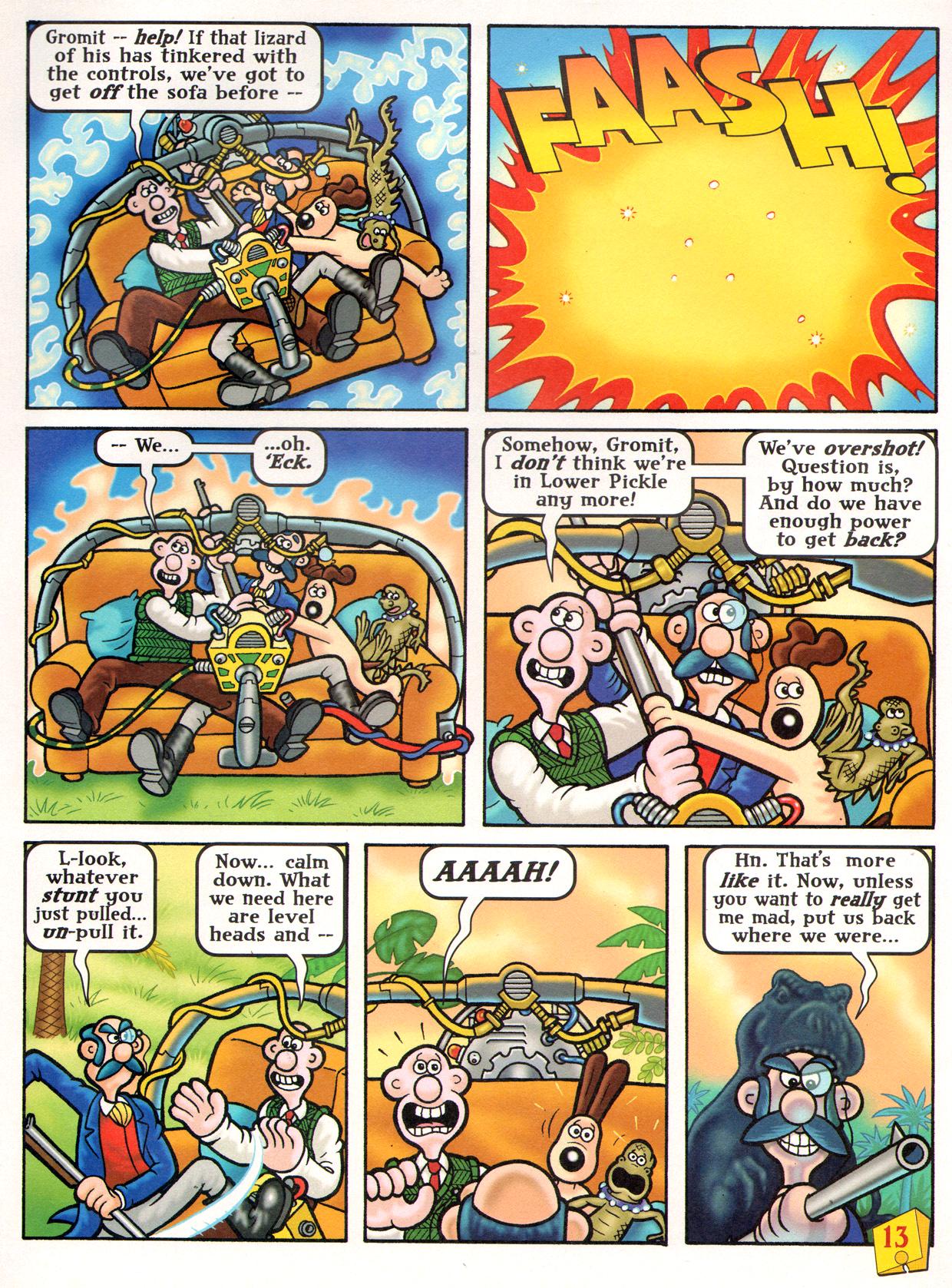 Read online Wallace & Gromit Comic comic -  Issue #11 - 13